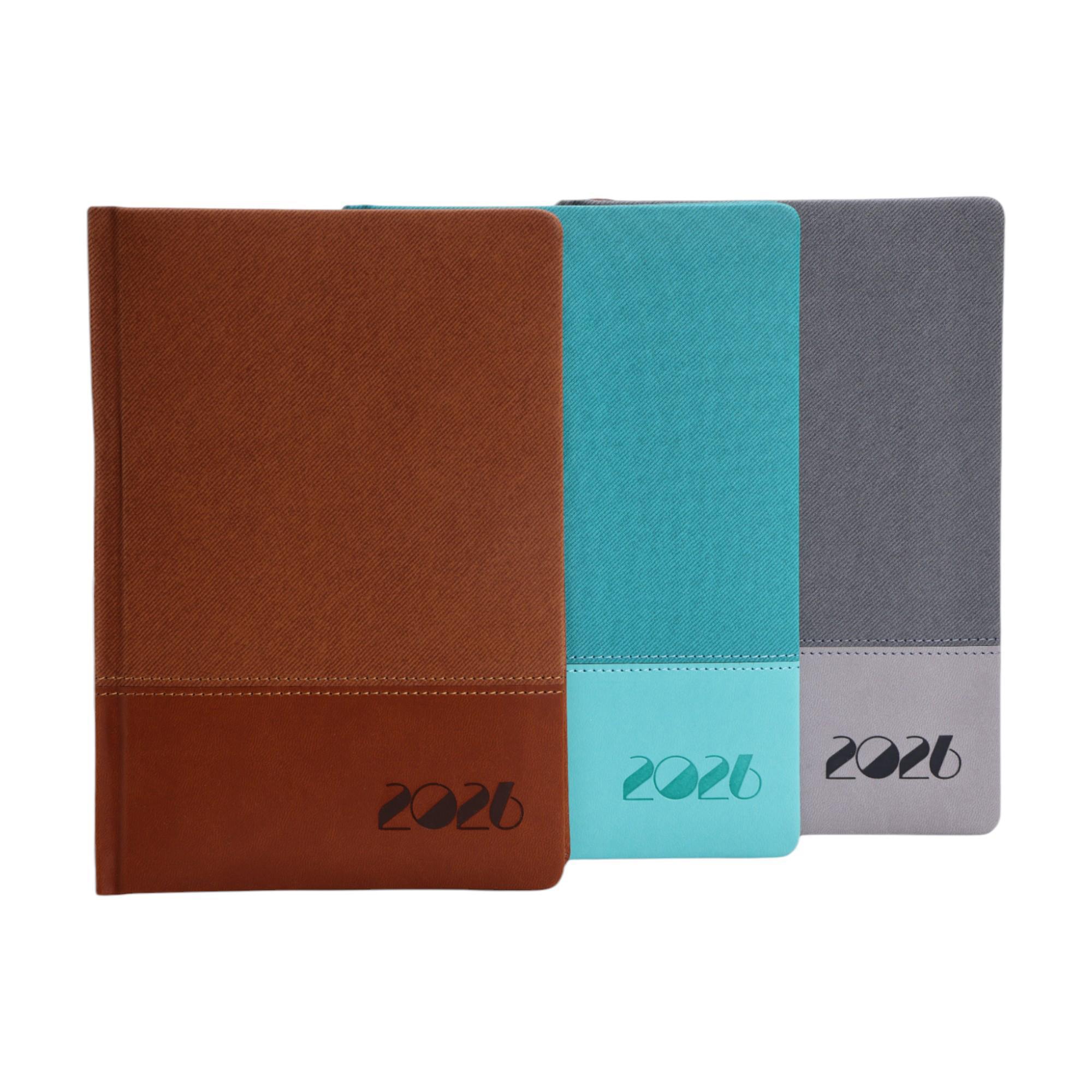 60PCS/CTN A5 2026 DIARY 180 SHEETS 60gsm WHITE PAPER 2 COLOR - 783-2033259