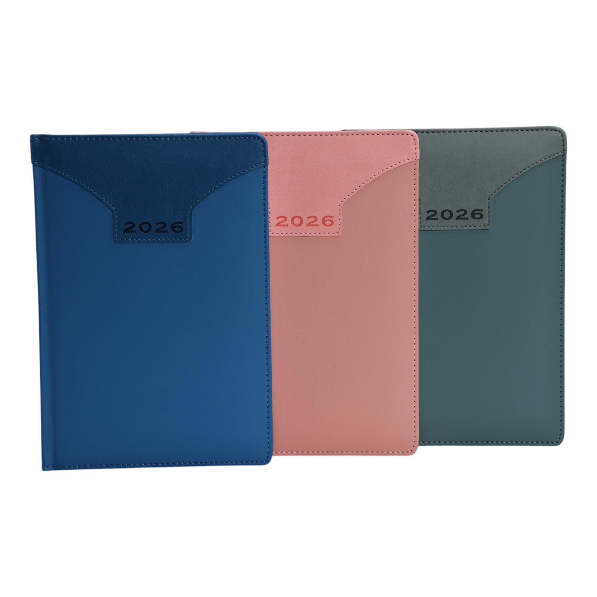 60PCS/CTN A5 2026 DIARY 180 SHEETS 60gsm WHITE PAPER 2 COLOR - 783-2033260