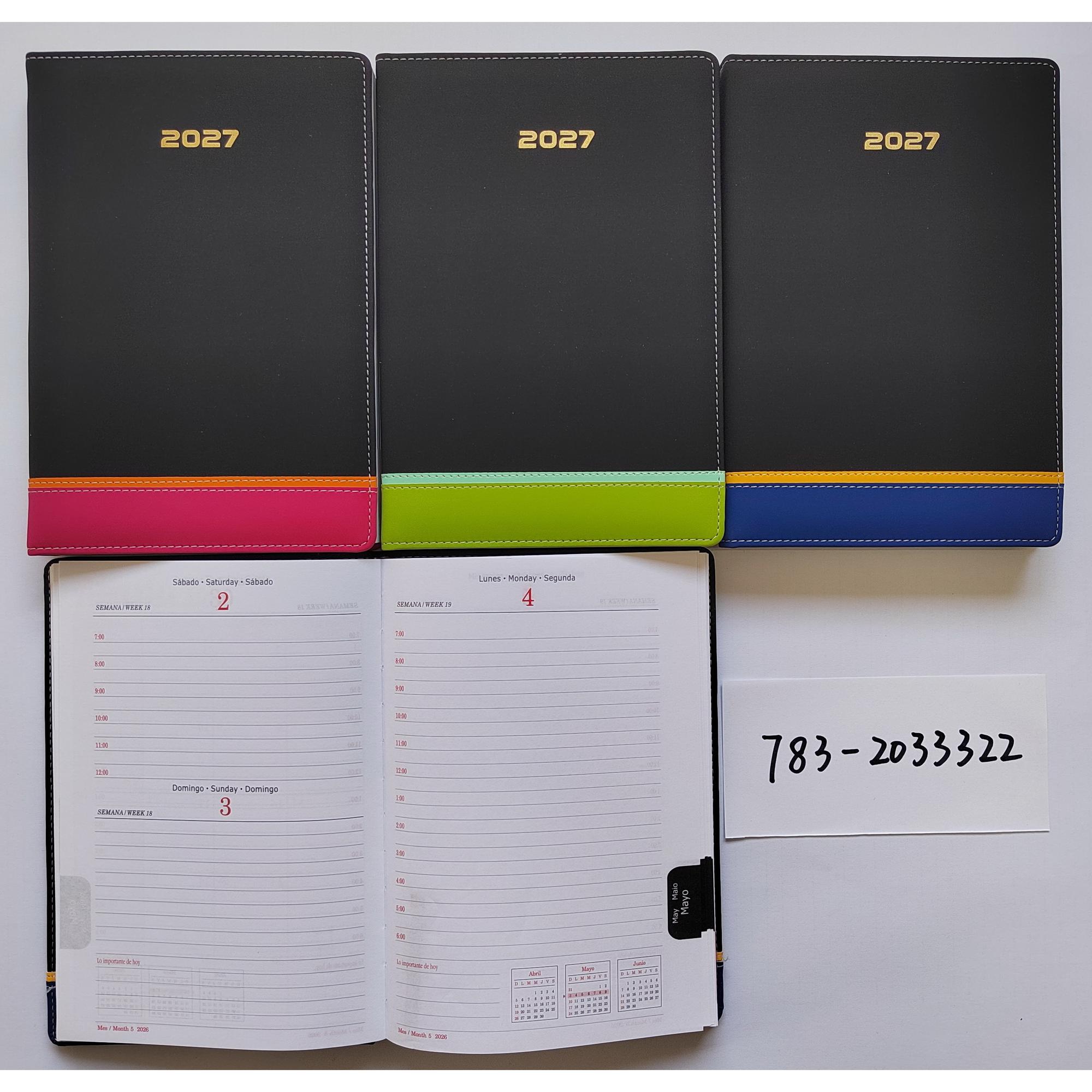 2027 DIARY WITH BELLY BAND ANDDISPLAY BOX - 783-2033322