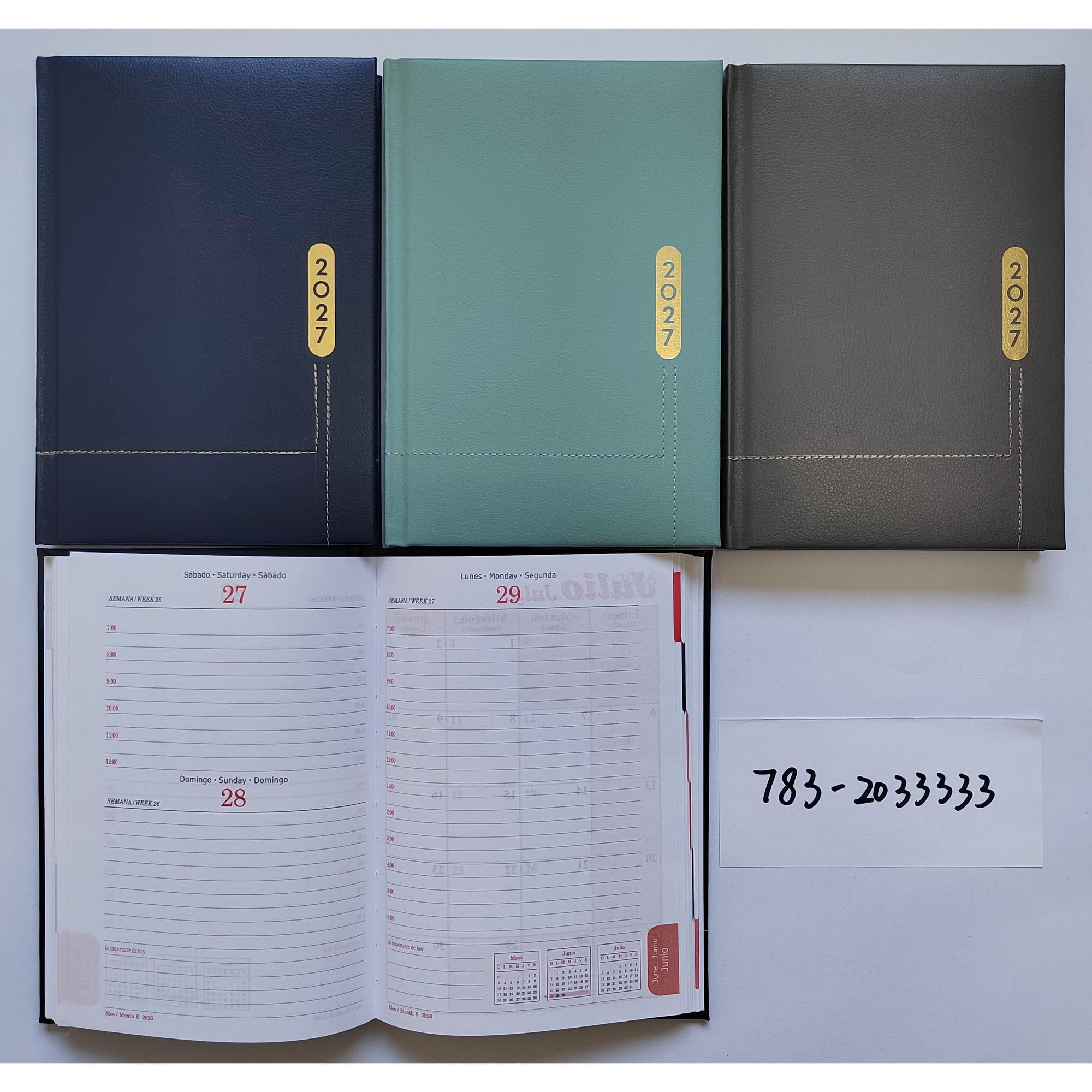 2027 DIARY WITH BELLY BAND ANDDISPLAY BOX - 783-2033333