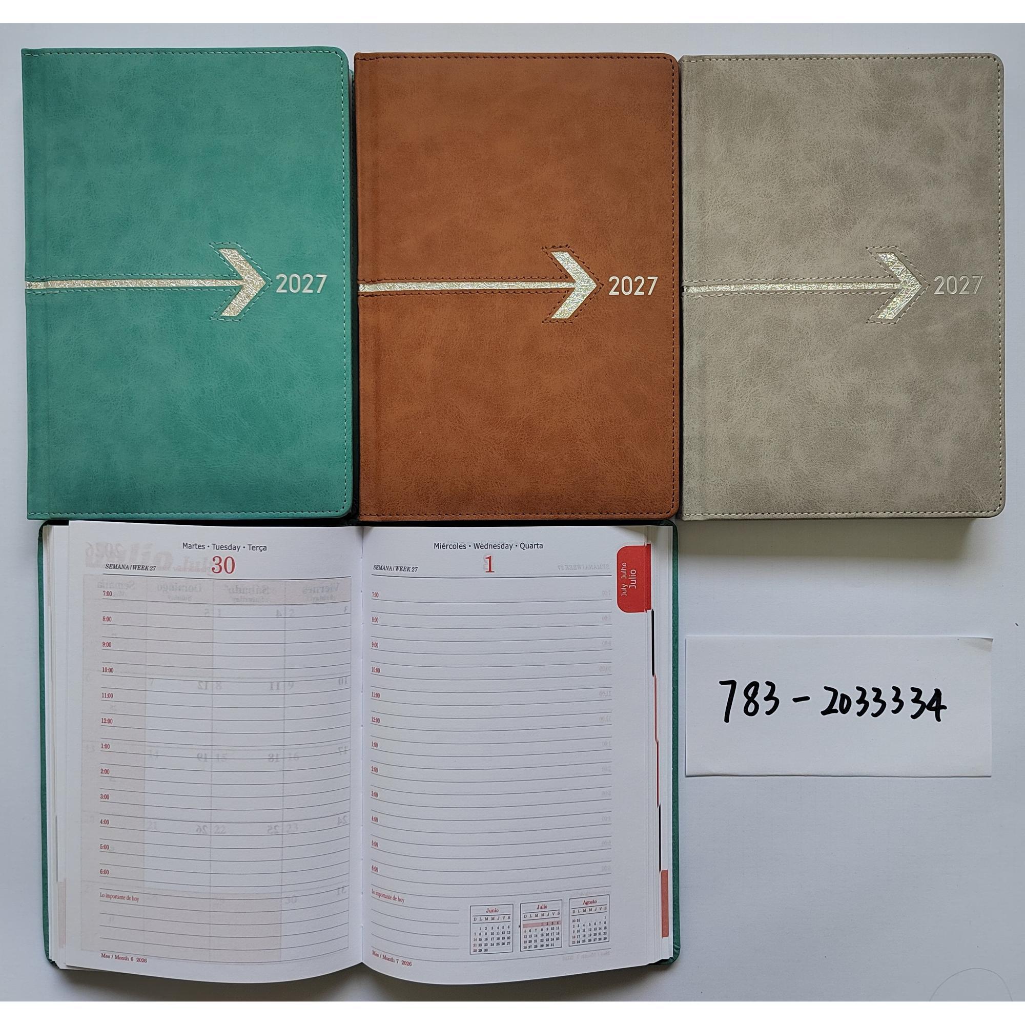 2027 DIARY WITH BELLY BAND ANDDISPLAY BOX - 783-2033334