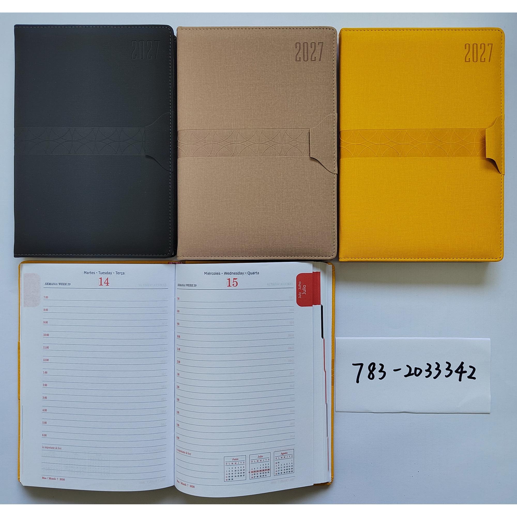 2027 DIARY WITH BELLY BAND ANDDISPLAY BOX - 783-2033342