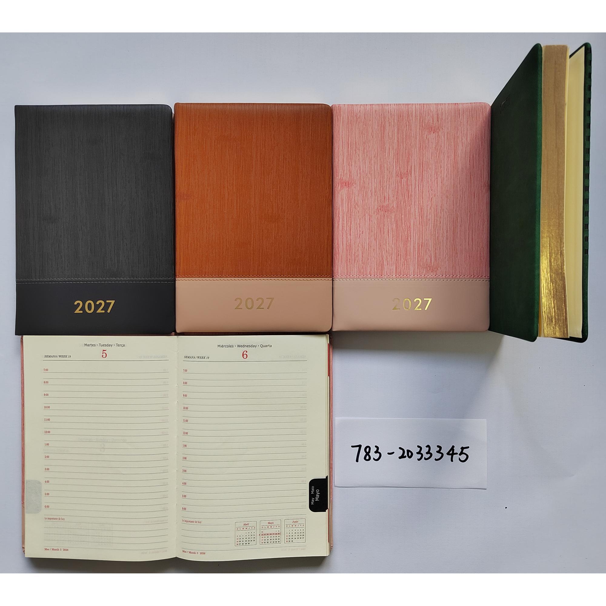2027 DIARY WITH OFFSET MAP, BELLY BAND, DISPLAY BOX - 783-2033345