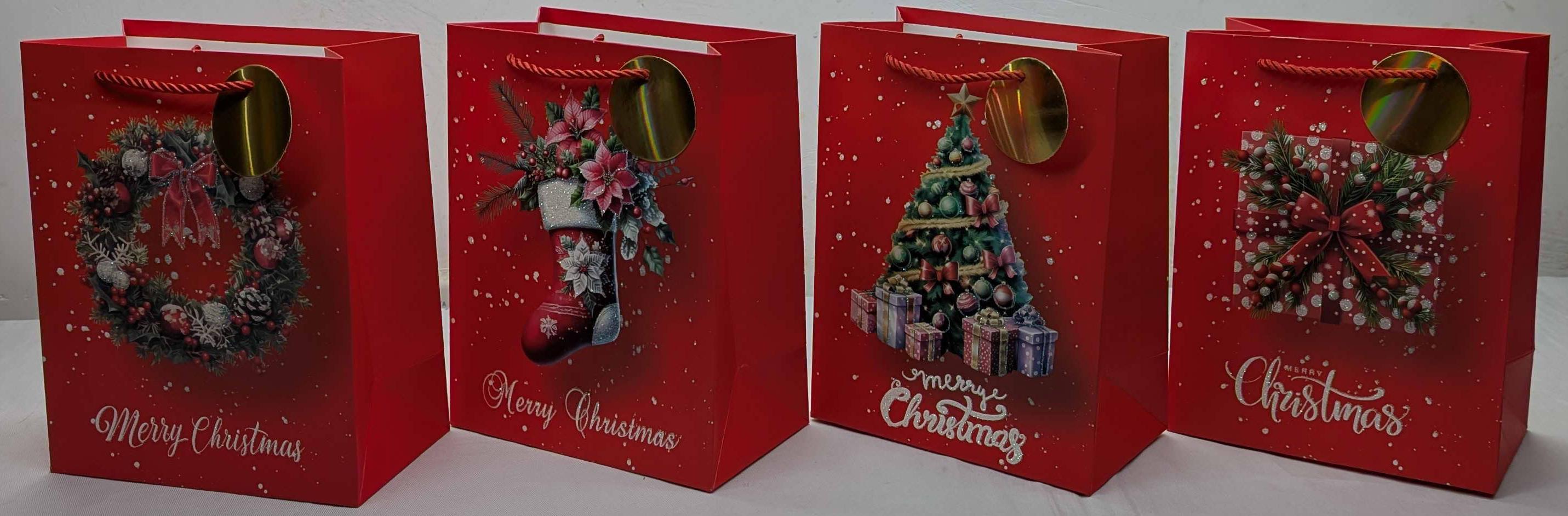 BOLSA DE REGALO PEQUENA NAVIDAD 23x18x10 - 784-6524913