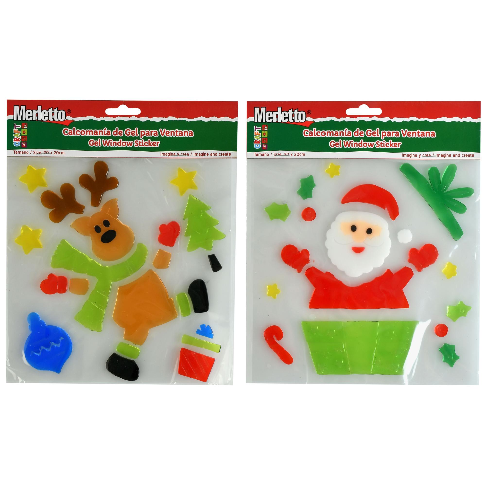 144BAGS/CTN, XMAS GEL WINDOW S - 784-7903550