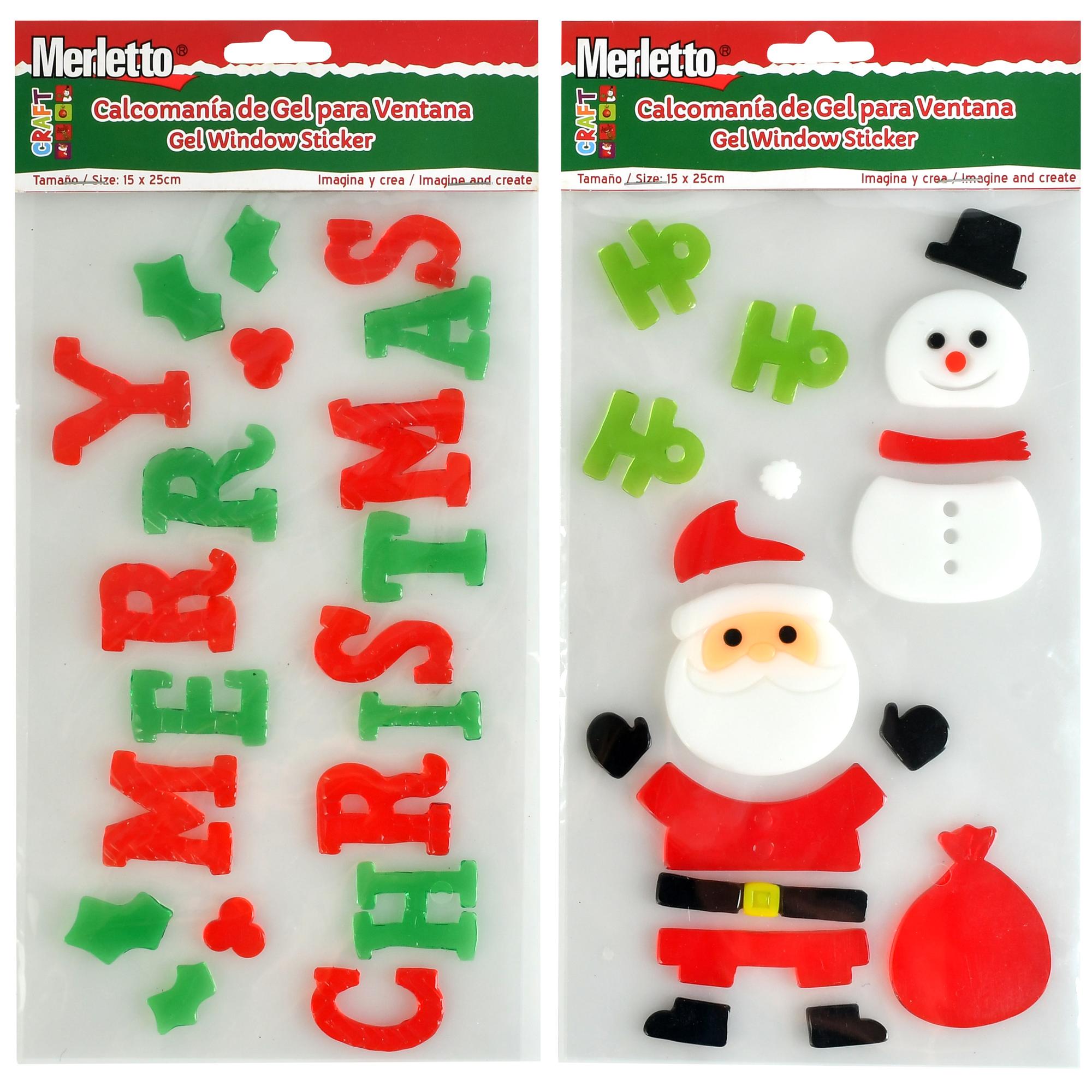 GEL STICKER NAVIDAD - 784-7903554