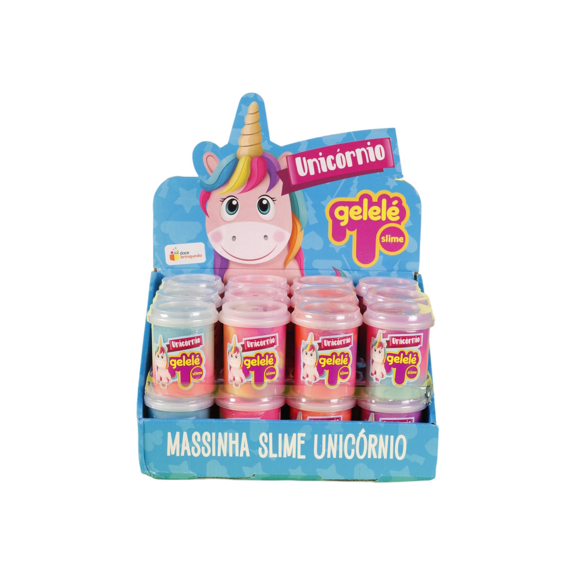 GELEL SLIME POTE 152G 4X24 UNICRNIO - 785-1003462