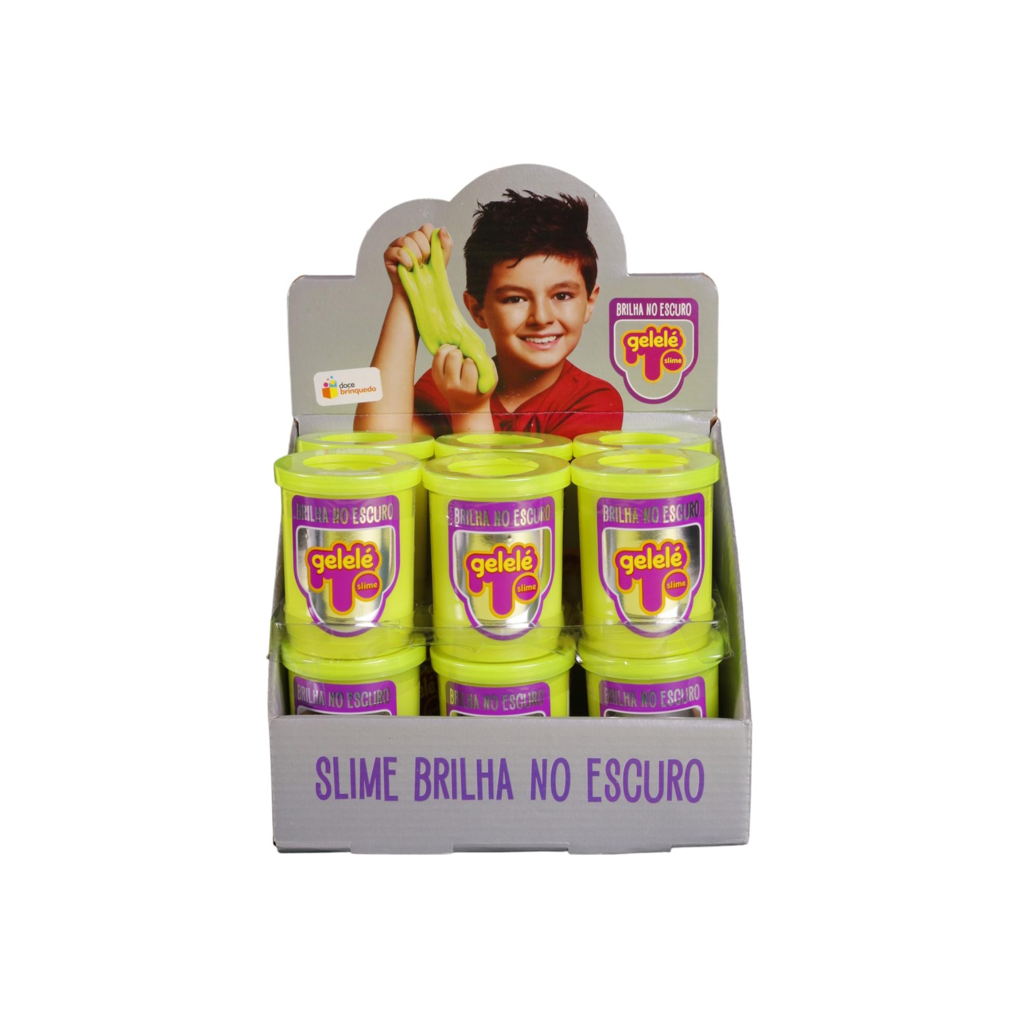 GELEL SLIME POTE 110G 4X24 BRILHA NO ESCURO - 785-1003638