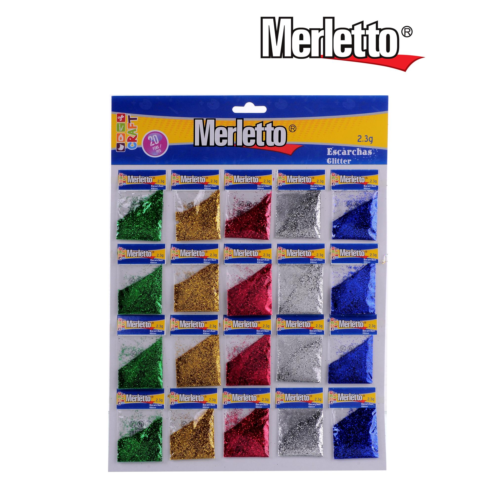 ESCARCHA METALICA 5 COLORES 2.3g - 785-3812714