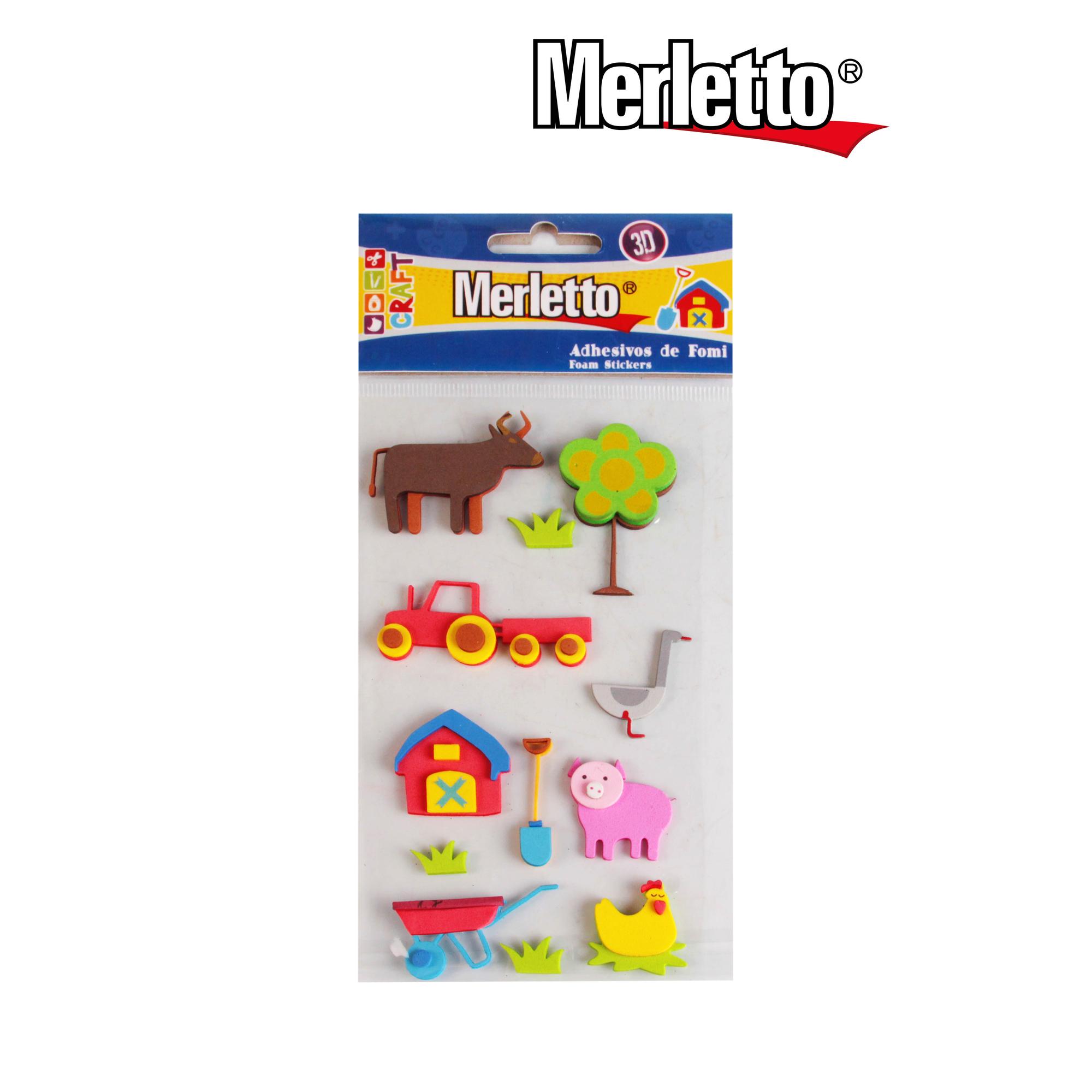 ADESIVO FOMI FAZENDA 3D - 785-5502747