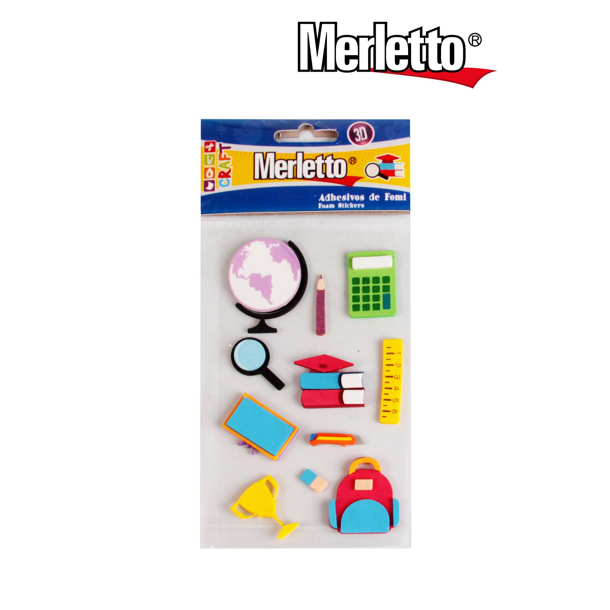 FOMI ADESIVO 3D ESCOLA - 785-5502751