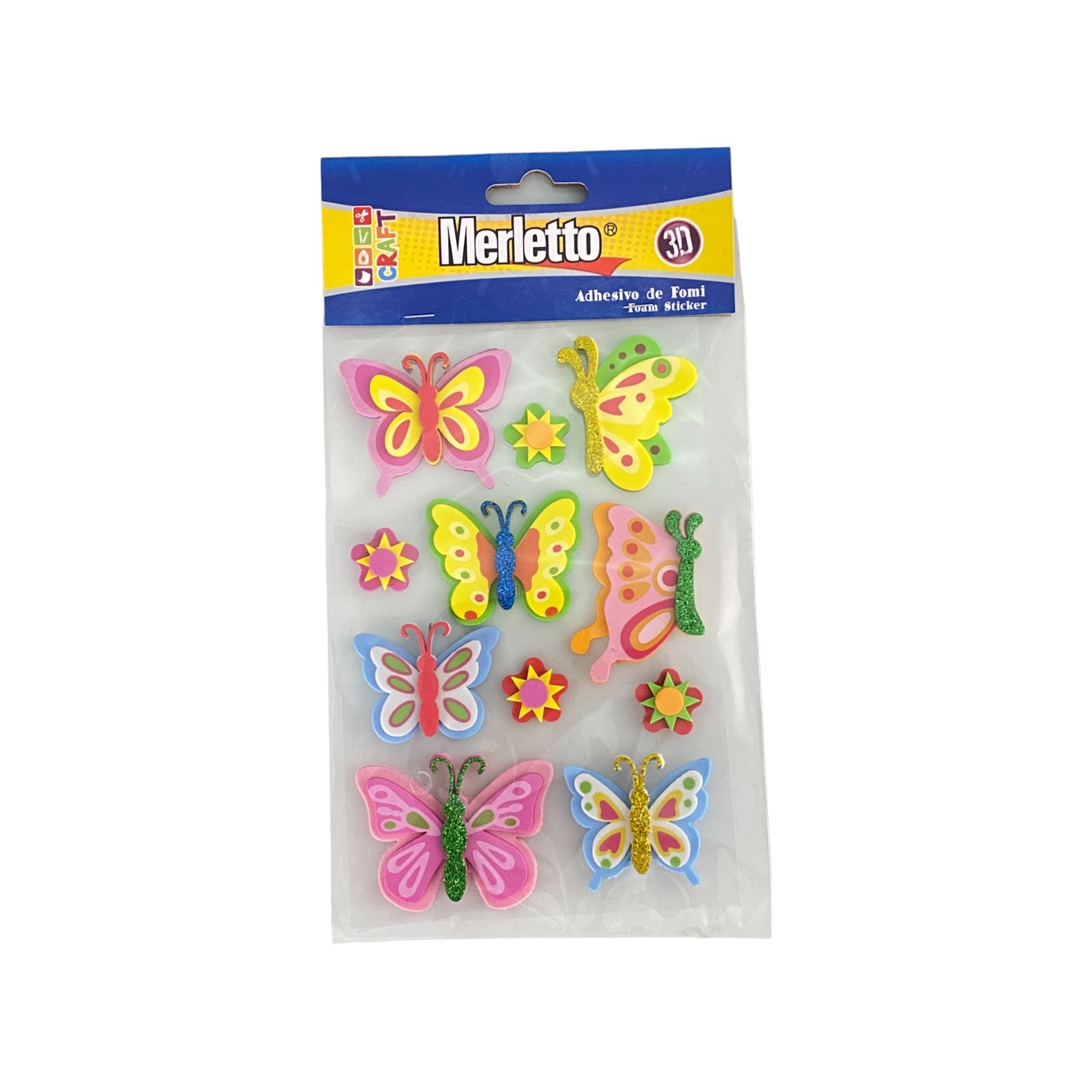 ADHESIVE STICKERS FOR FOMI 3D BUTTERFLY - 785-5503942