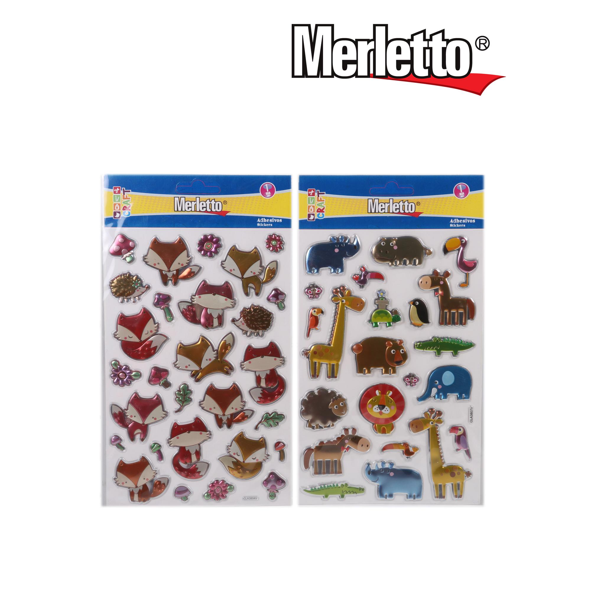 288PCS/CTN, ANIMAL FOIL STICKE - 785-6643008