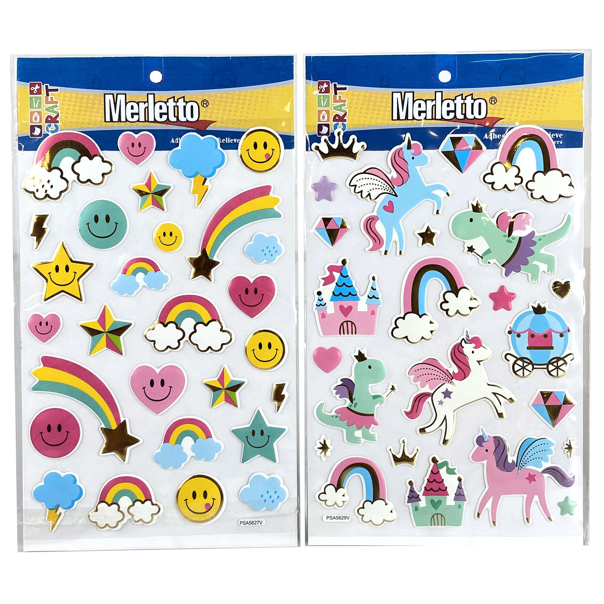 STICKER ARCOIRIS Y UNICORNIO - 785-6643666