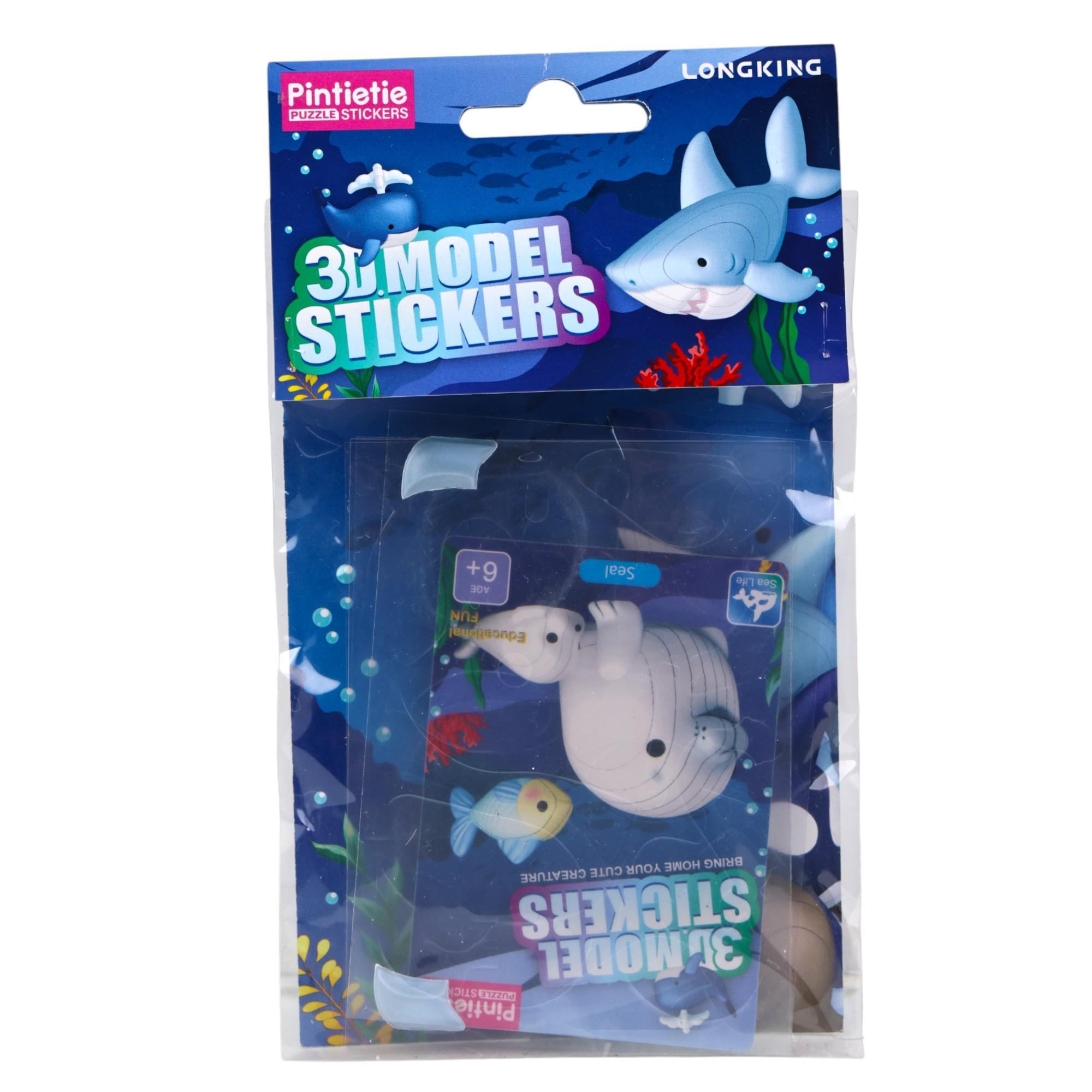 PEGATINAS MODELO 3D (FOCA) - 785-6644561