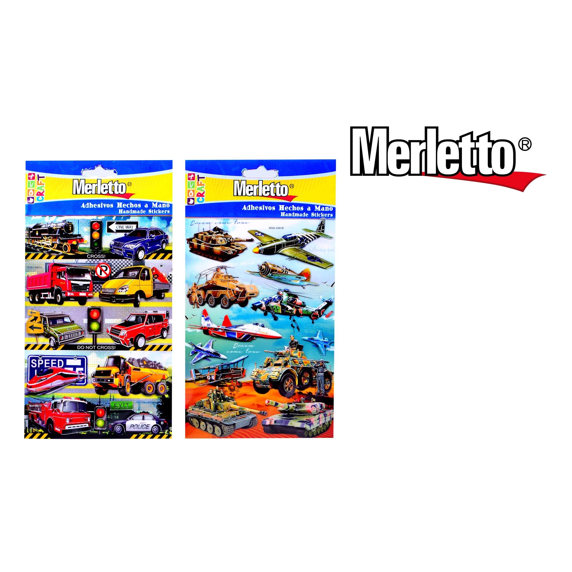 288PZ/CTN ADHESIVOS HECHO MANO - 785-7142699