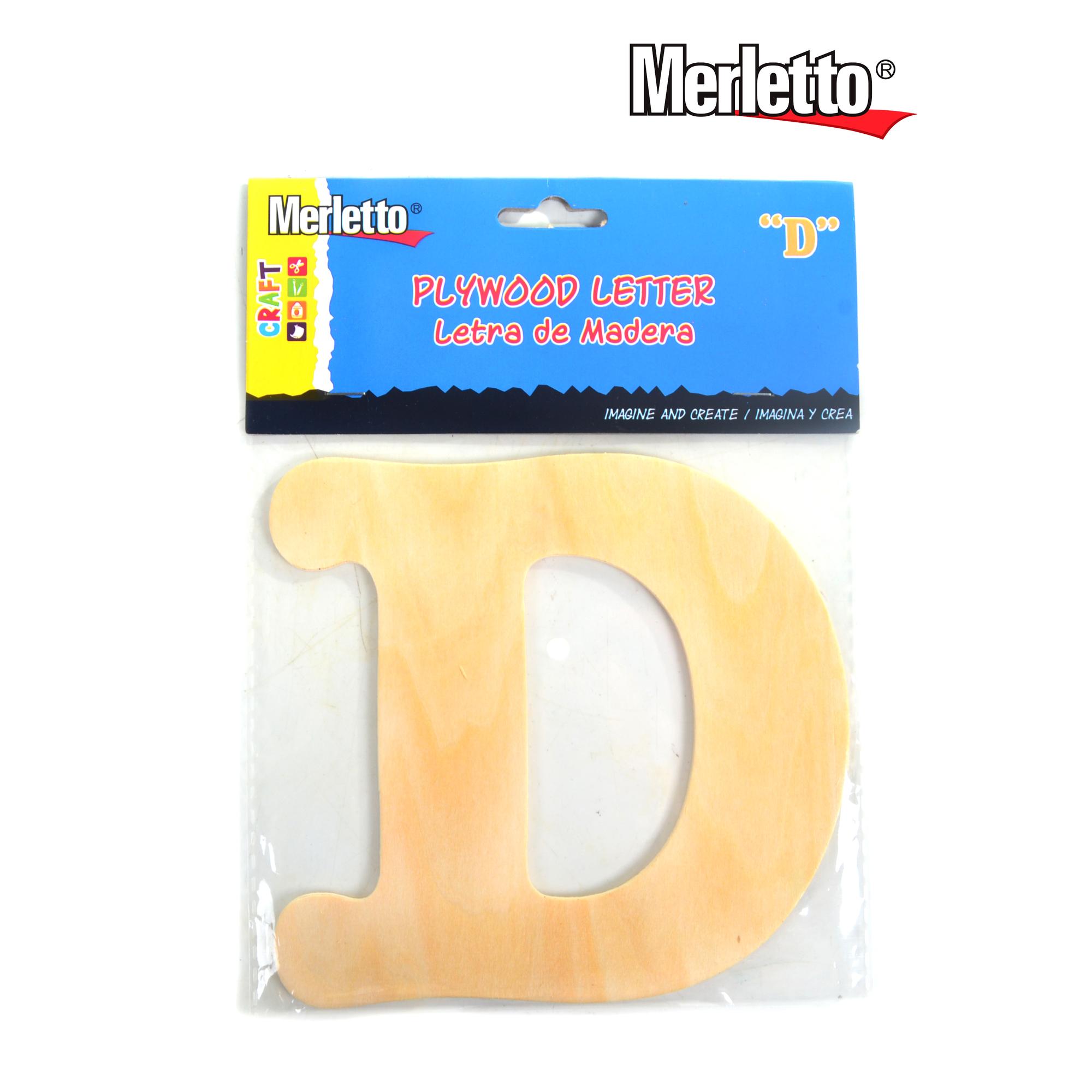 288BOL/CTN WOODEN LETTER “D - 785-7172058