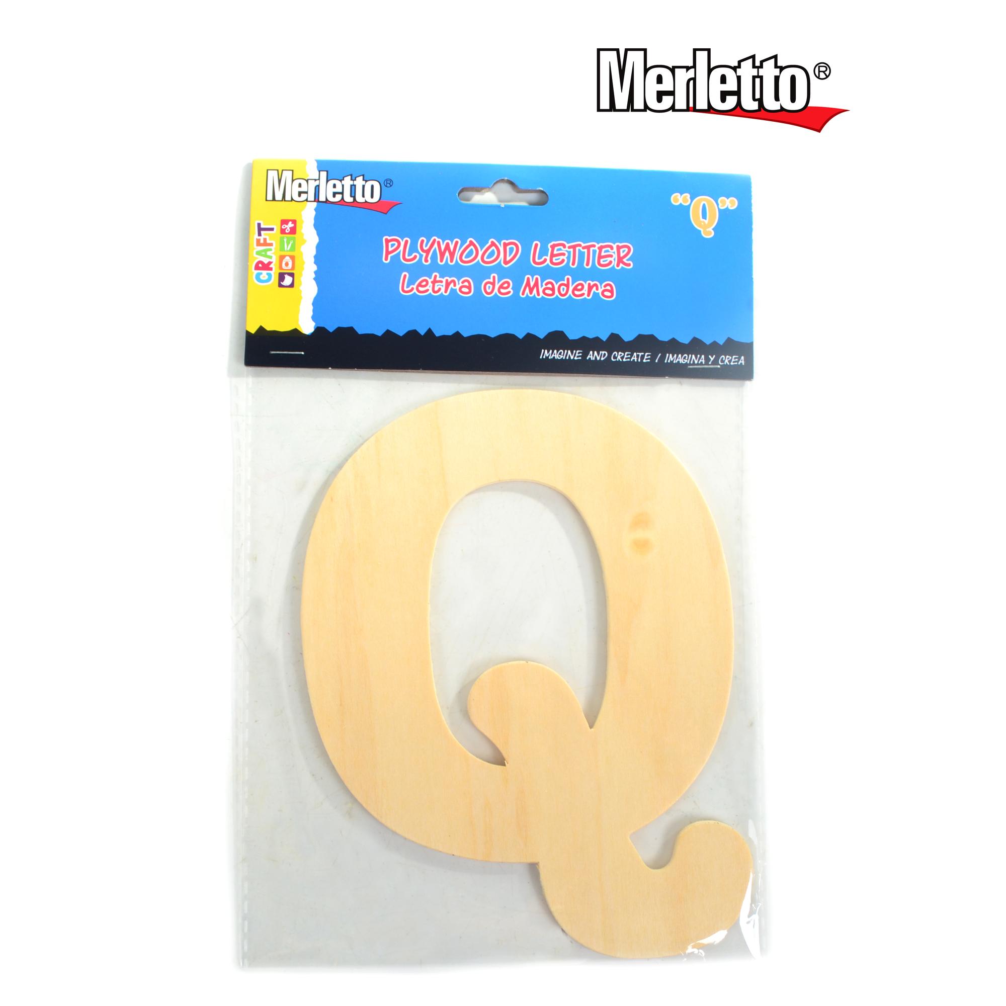 288BOL/CTN WOODEN LETTER “Q - 785-7172071