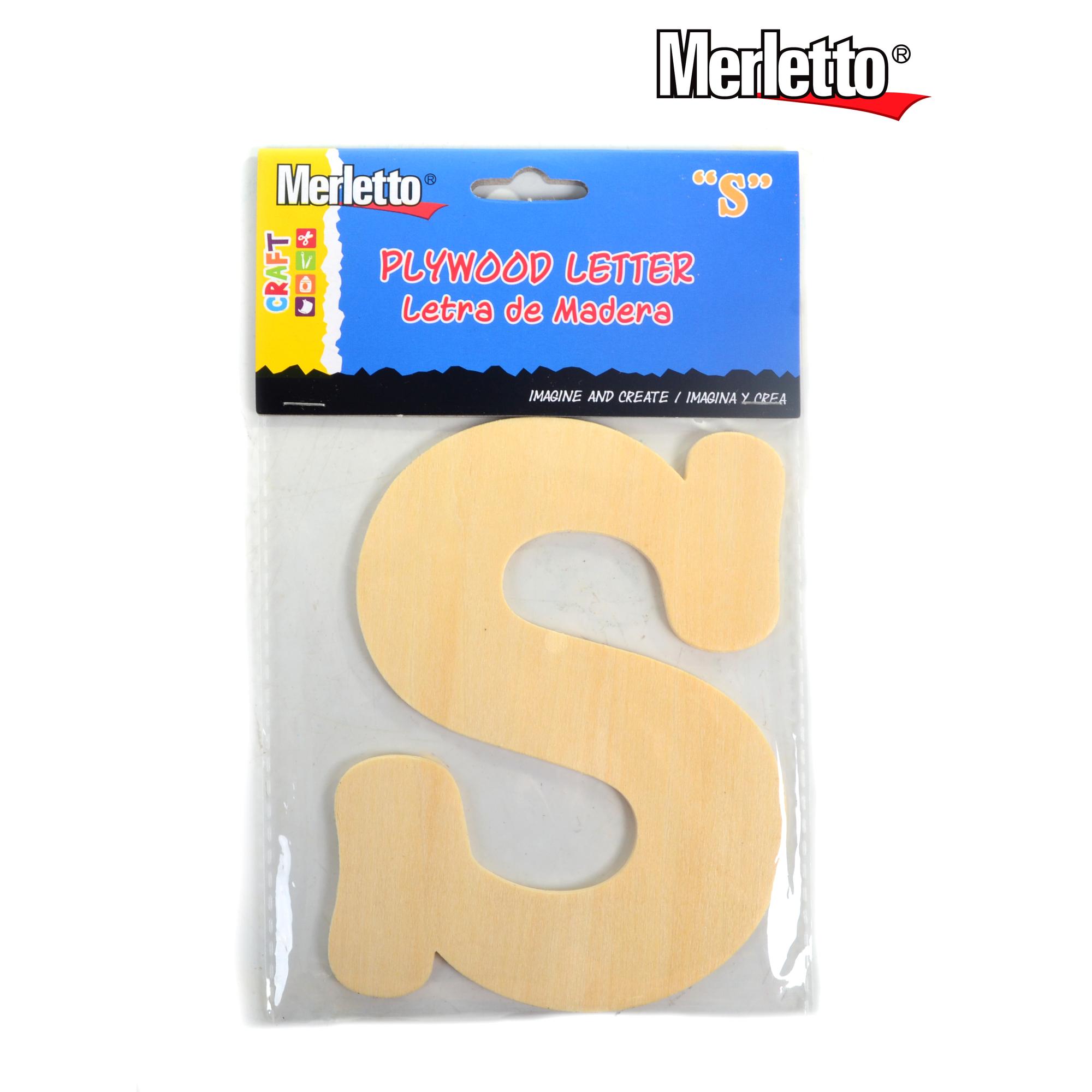 288BOL/CTN WOODEN LETTER INCHESINCHES - 785-7172073