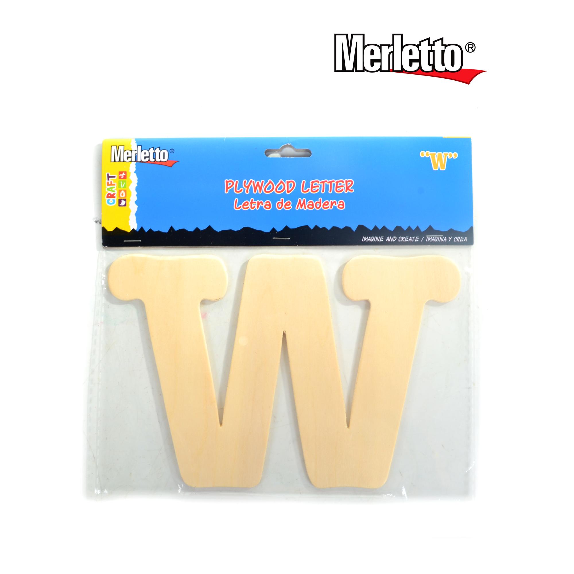 288BOL/CTN WOODEN LETTER “W - 785-7172077