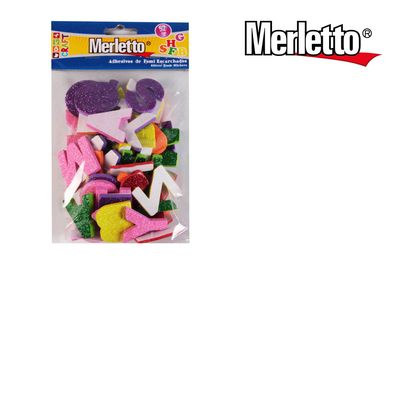 144BOL/CTN FOMI ADHESIVO LETRA