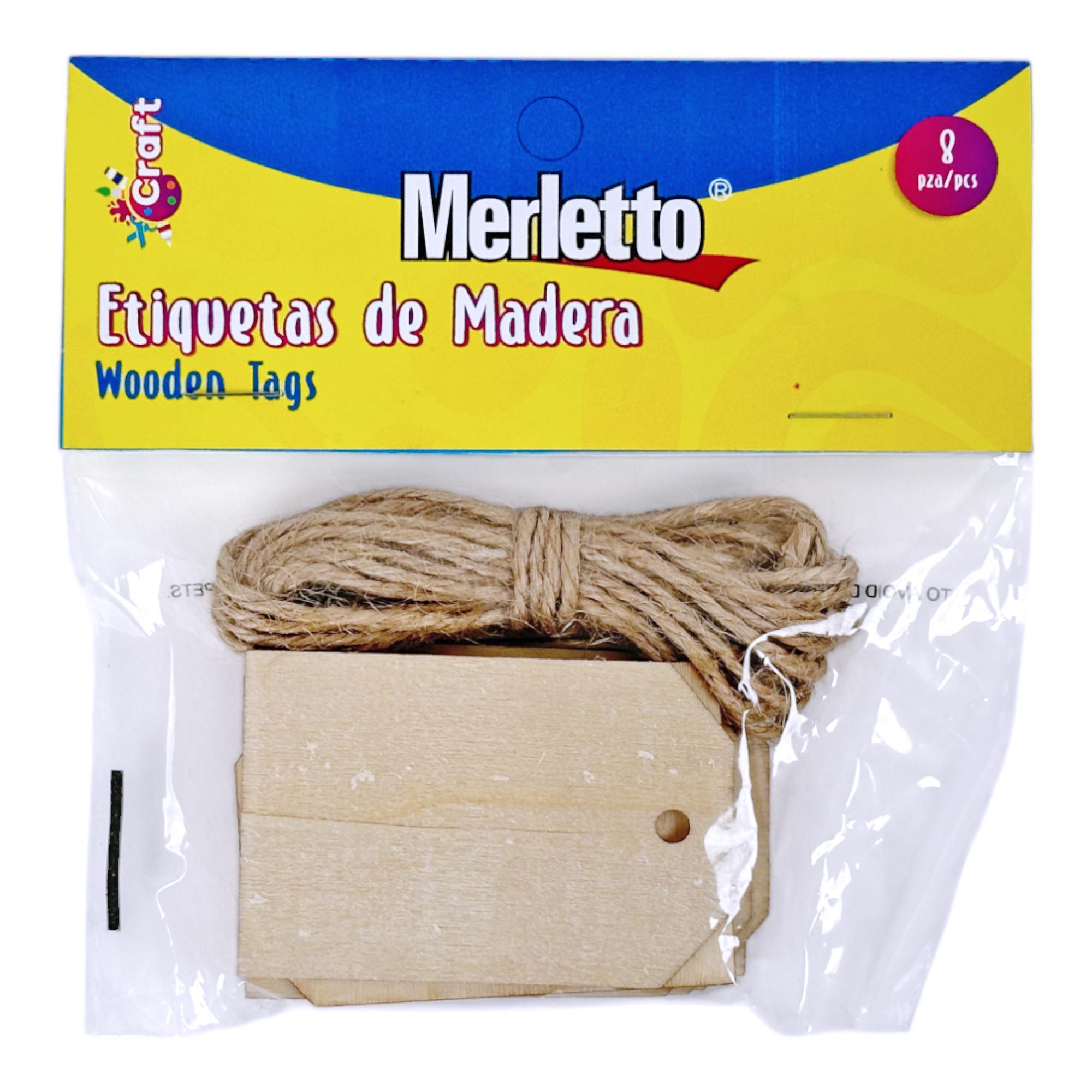 288BAGS/CTN 8PCS WOODEN TAGS &1PC JUTE IN OPP BAG WITH HEAD - 785-7964255