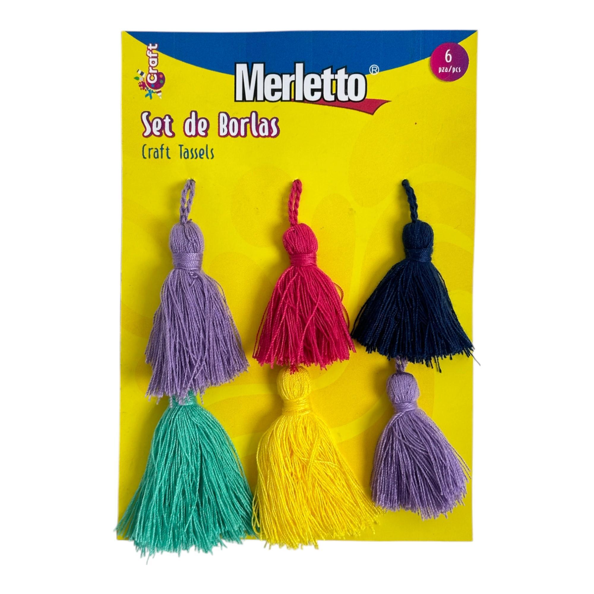 288BAGS/CTN 6PCS CRAFT TASSELSWITH BACK CARD IN OPP BAG PAC - 785-7964278