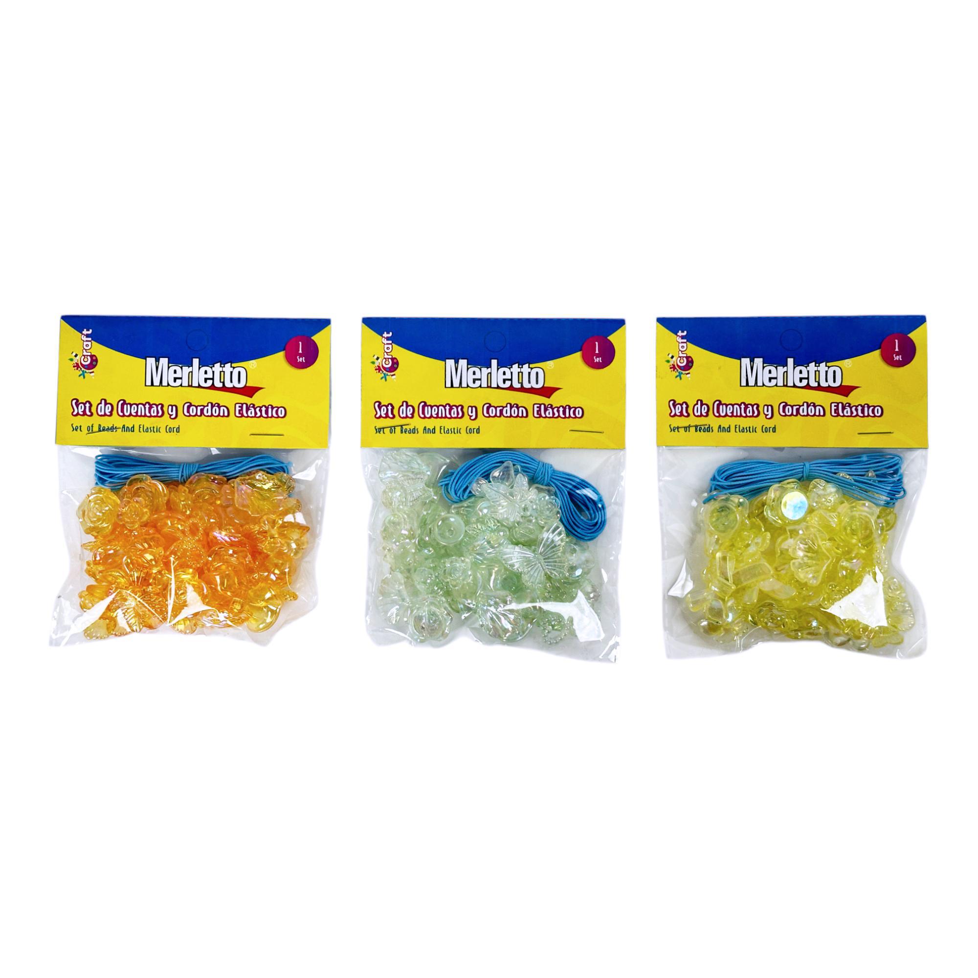 288BAGS/CTN CRAFT BEADS IN OPPBAG WITH HEADER CARD PACKING. - 785-7964286