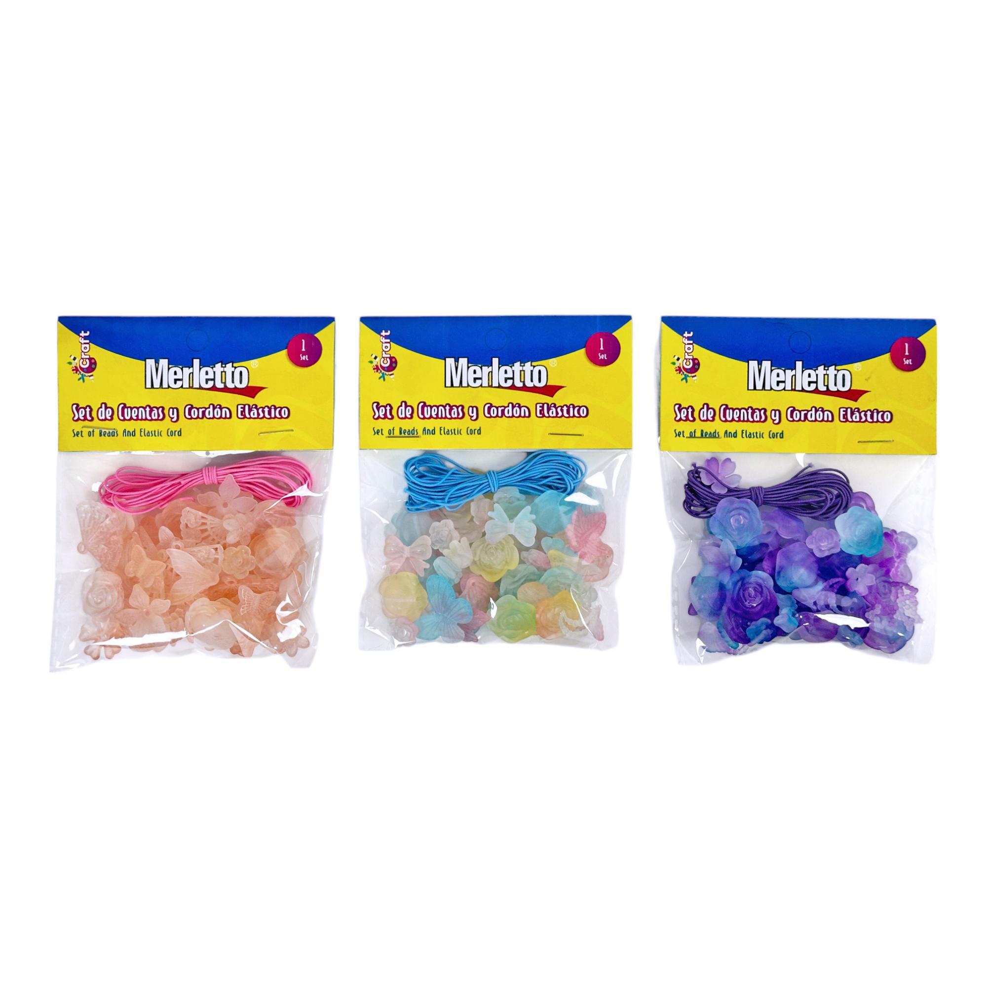 288BAGS/CTN CRAFT BEADS IN OPPBAG WITH HEADER CARD PACKING. - 785-7964288