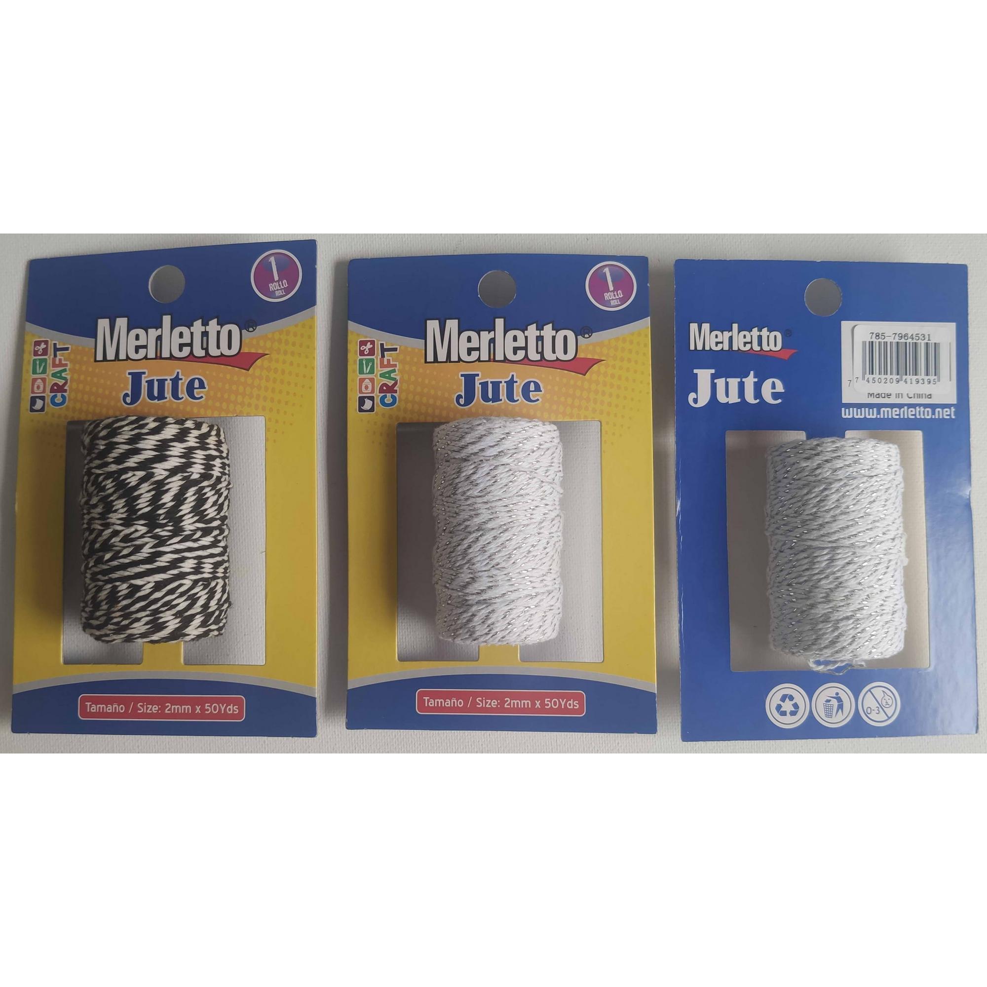 FIO DE ALGODÃO 1,0 MM X 50 JARDAS 2 CORES - 785-7964531