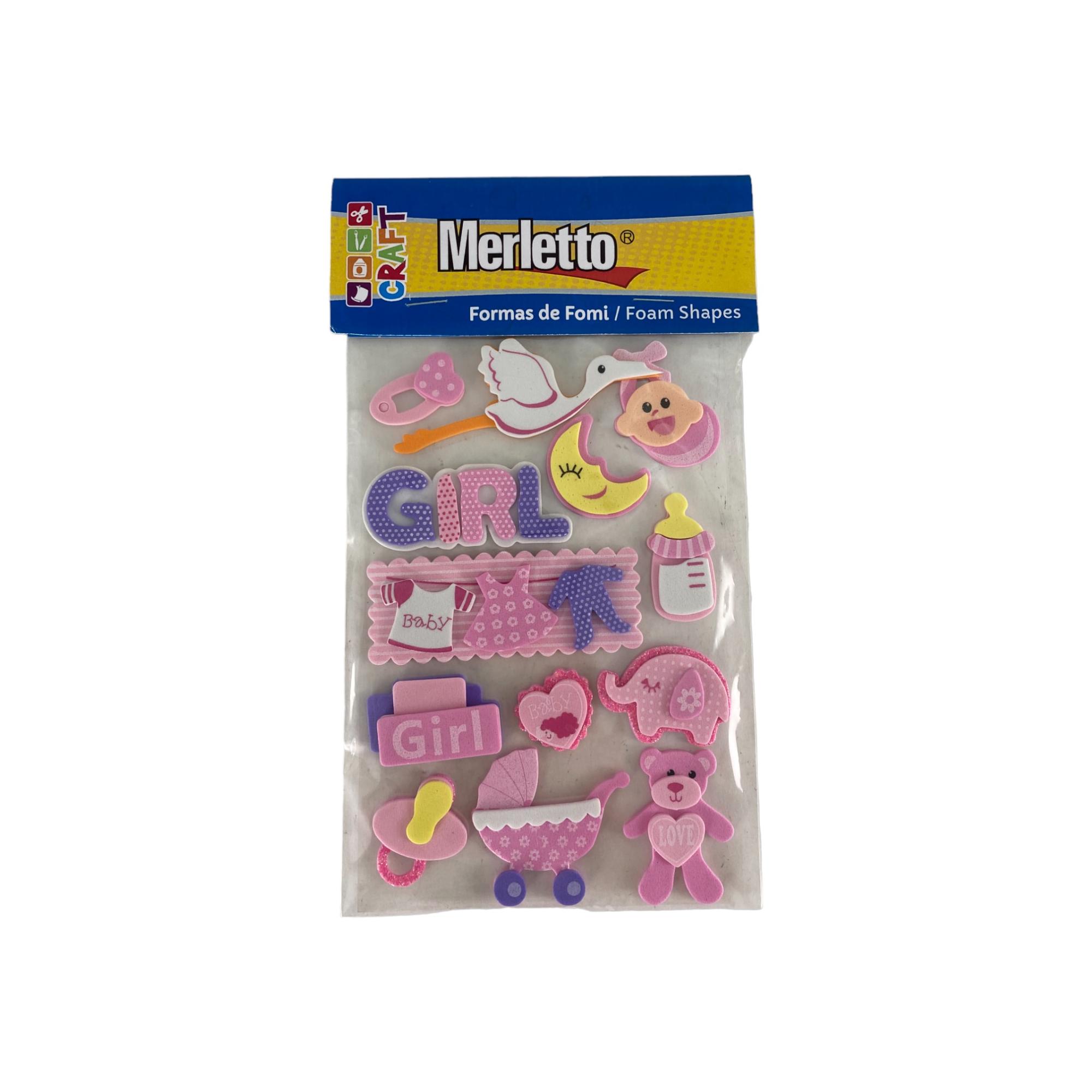 ADESIVO FOMI 3D BEBÊ MENINO EMENINA - 785-8944020