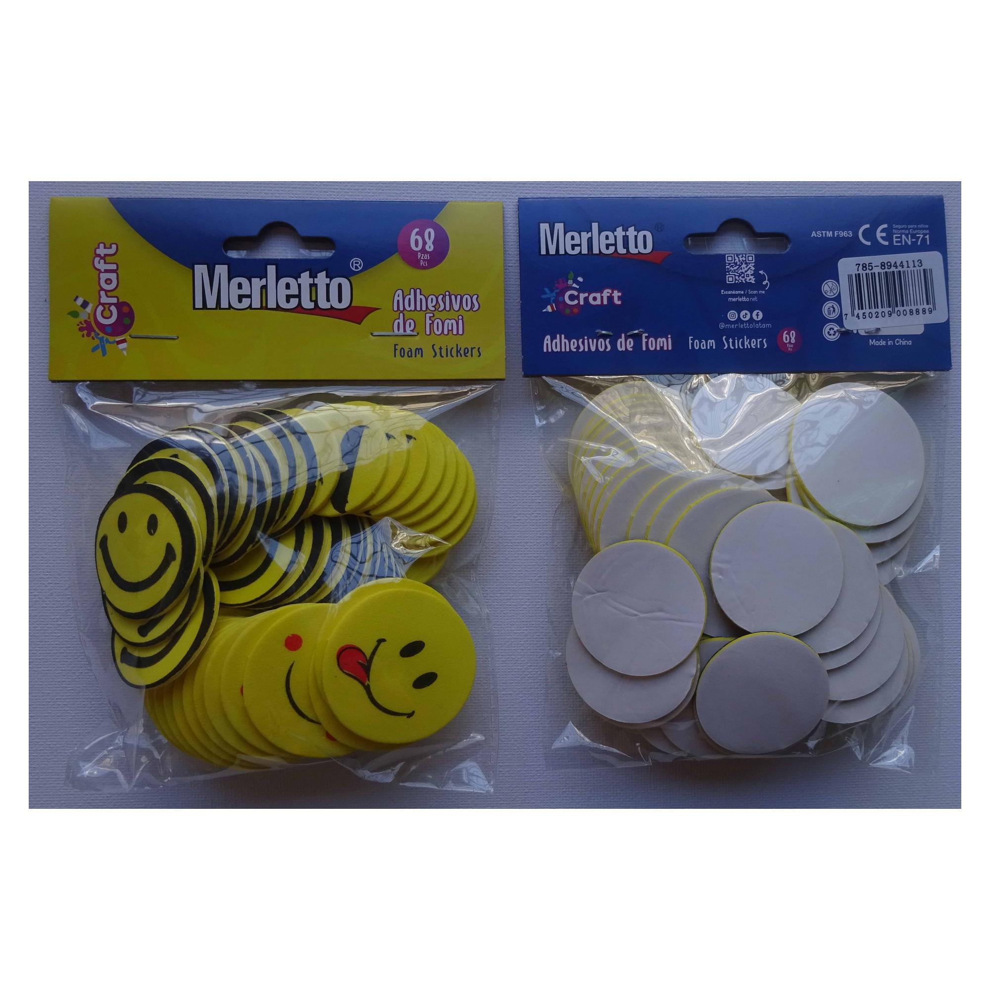 144BAGS/CTN 54PCS FOAM STICKERS IN OPP BAG WITH HEADER CARD - 785-8944113