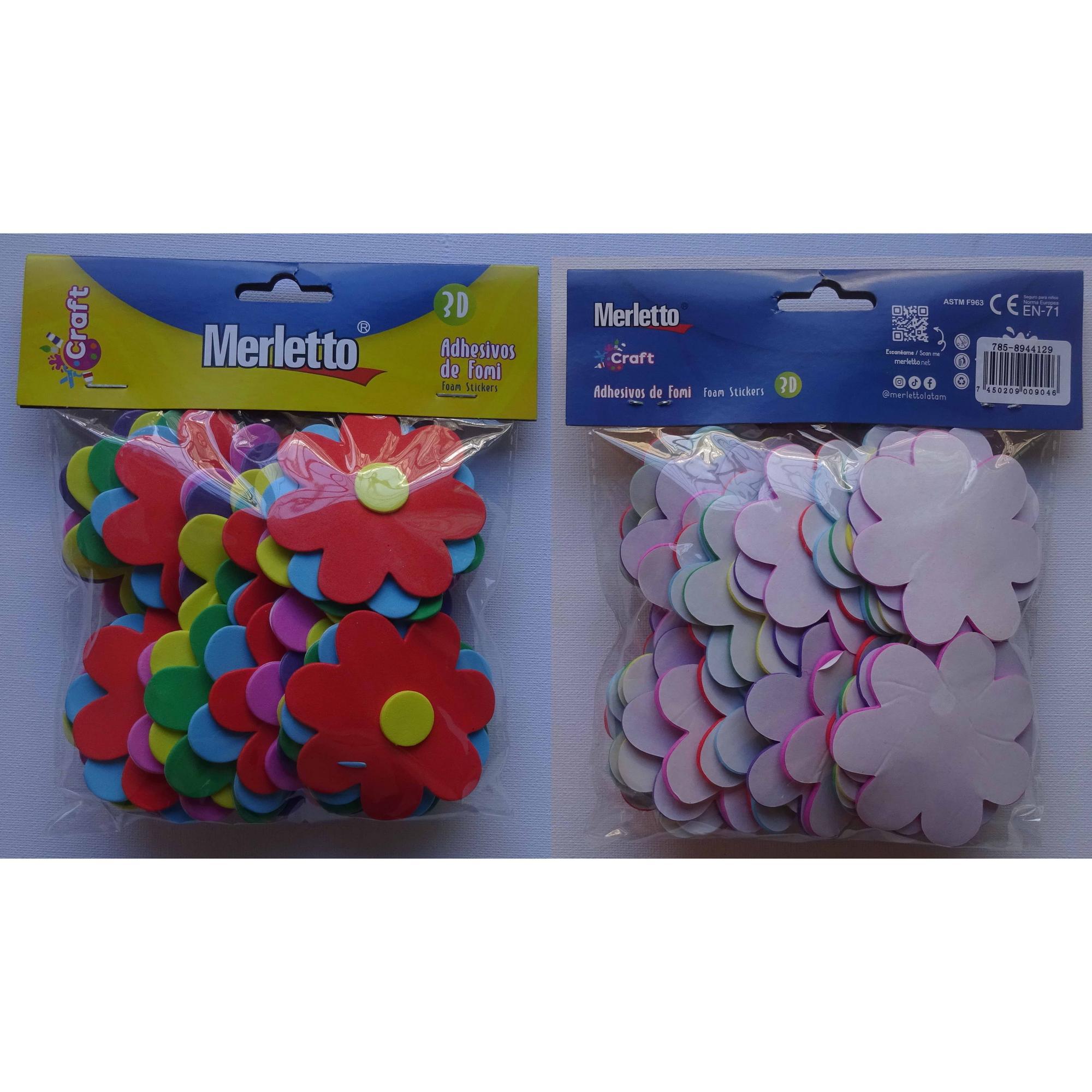 144BAGS/CTN 36PCS 3D FOAM STICKERS IN OPP BAG WITH HEADER CA - 785-8944129