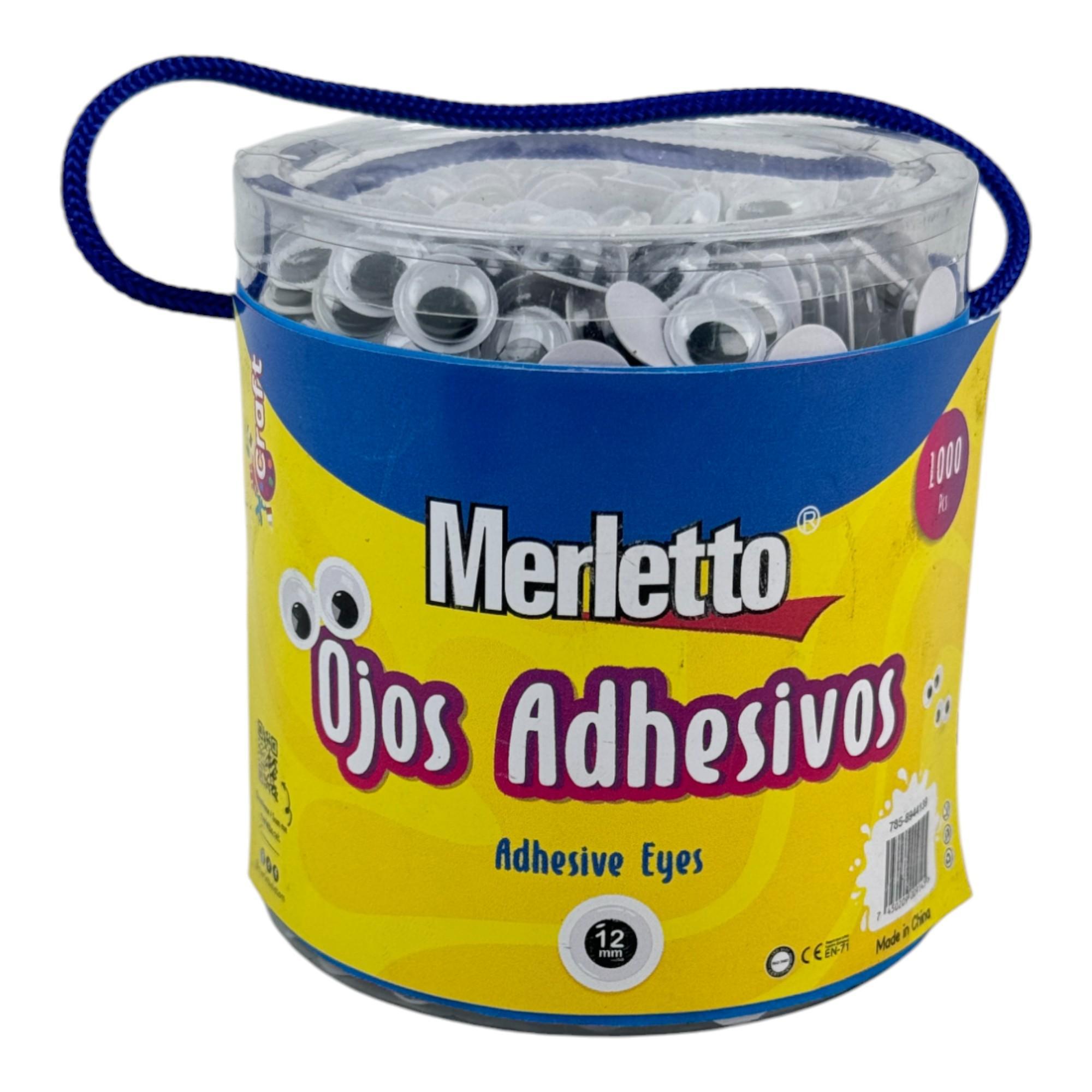 48PVC DRUM/CTN 1000PCS MOVINGEYES STICKERS IN PVC DRUM WITH - 785-8944139