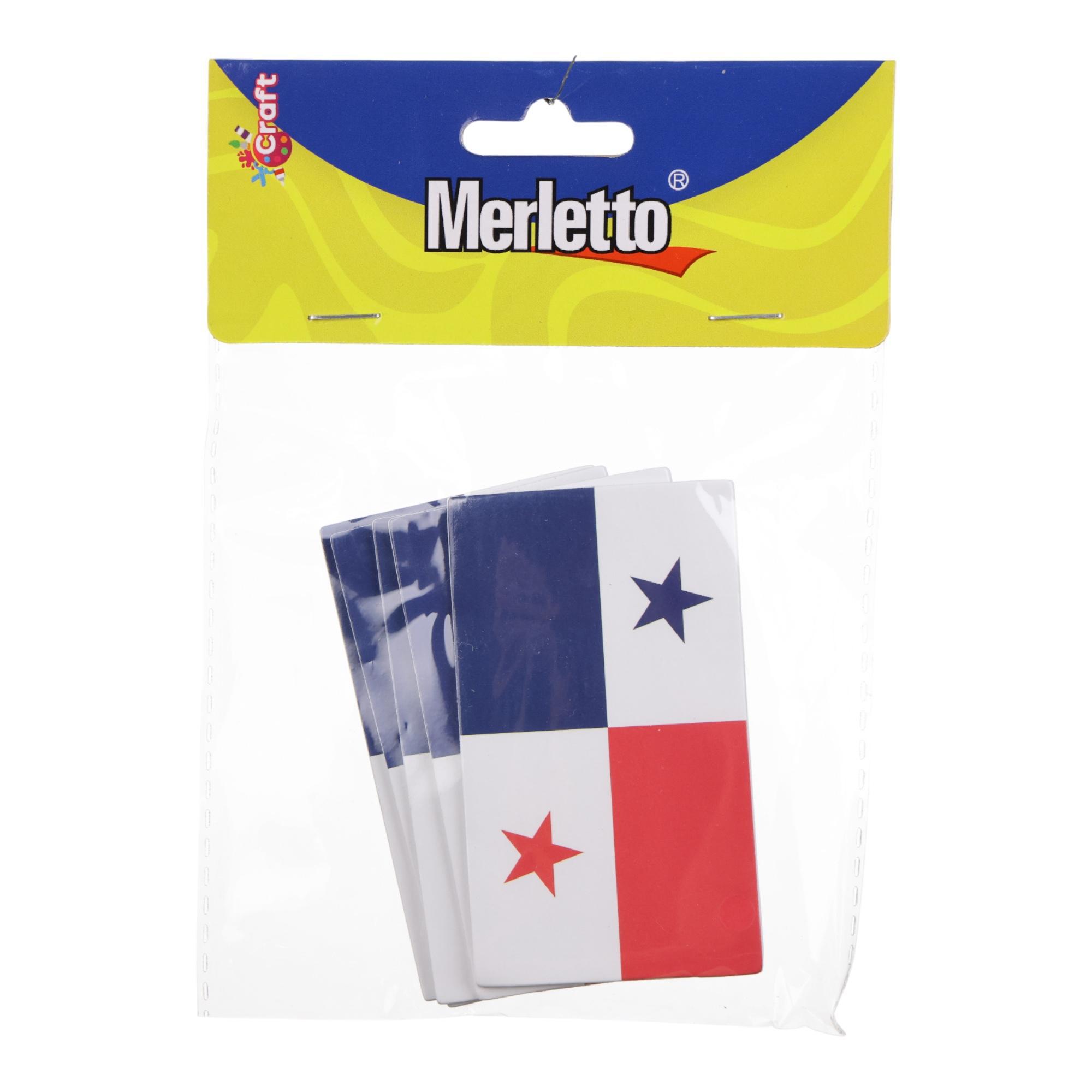 STICKER DE FOMI 5PZAS (BANDERA DE PANAMA) - 785-8944437