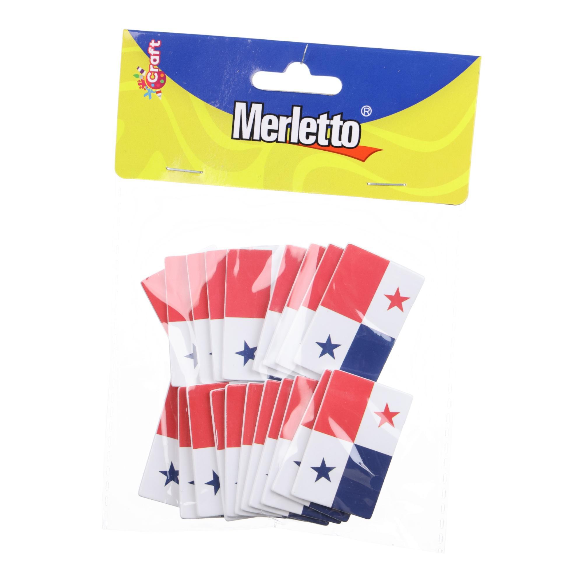 ADESIVO FOMI DE 20 PEÇAS (BANDEIRA DO PANAMÁ) - 785-8944441