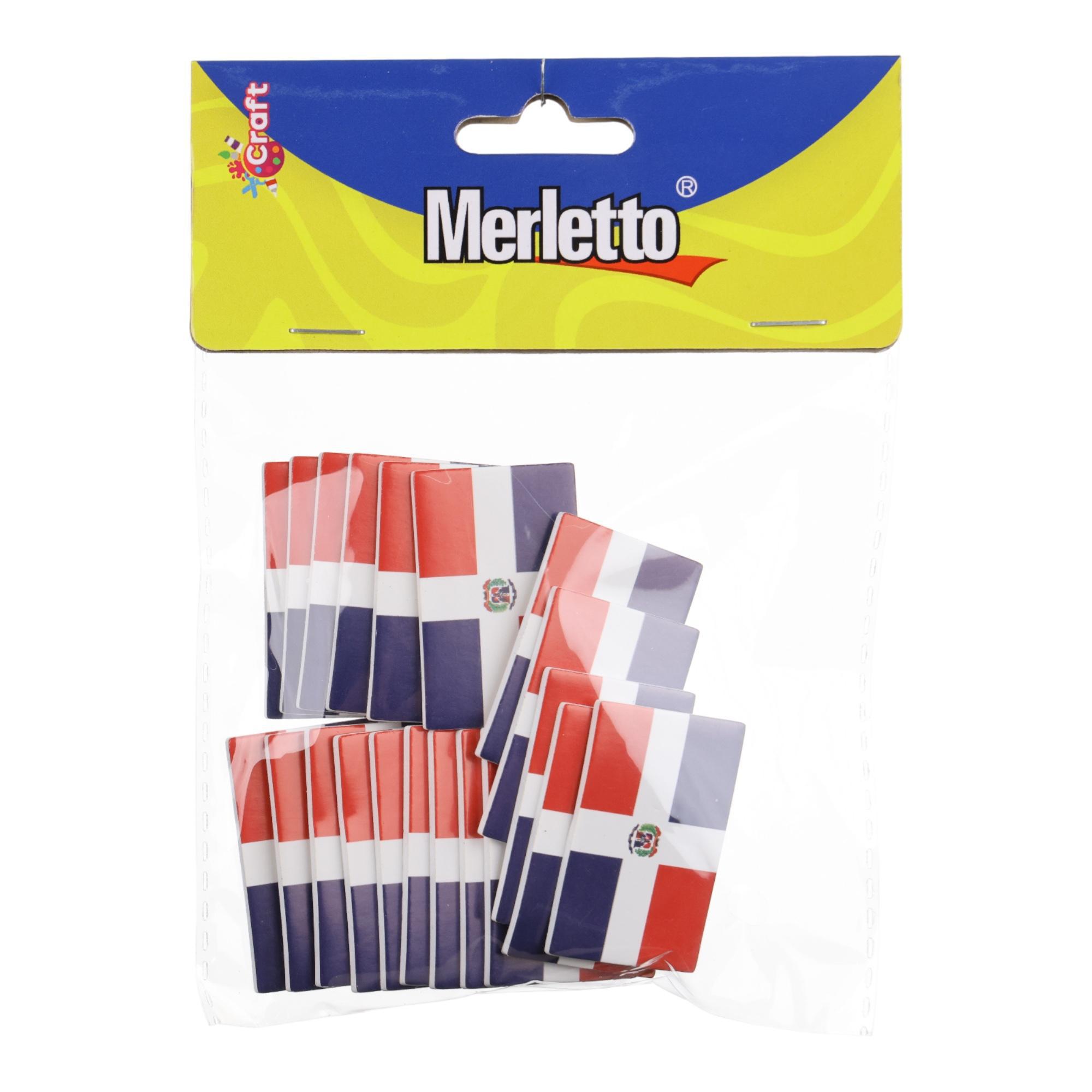 BANDEIRA DA REPÚBLICA DOMINICANA 2,8* 4,3 cm - 785-8944443