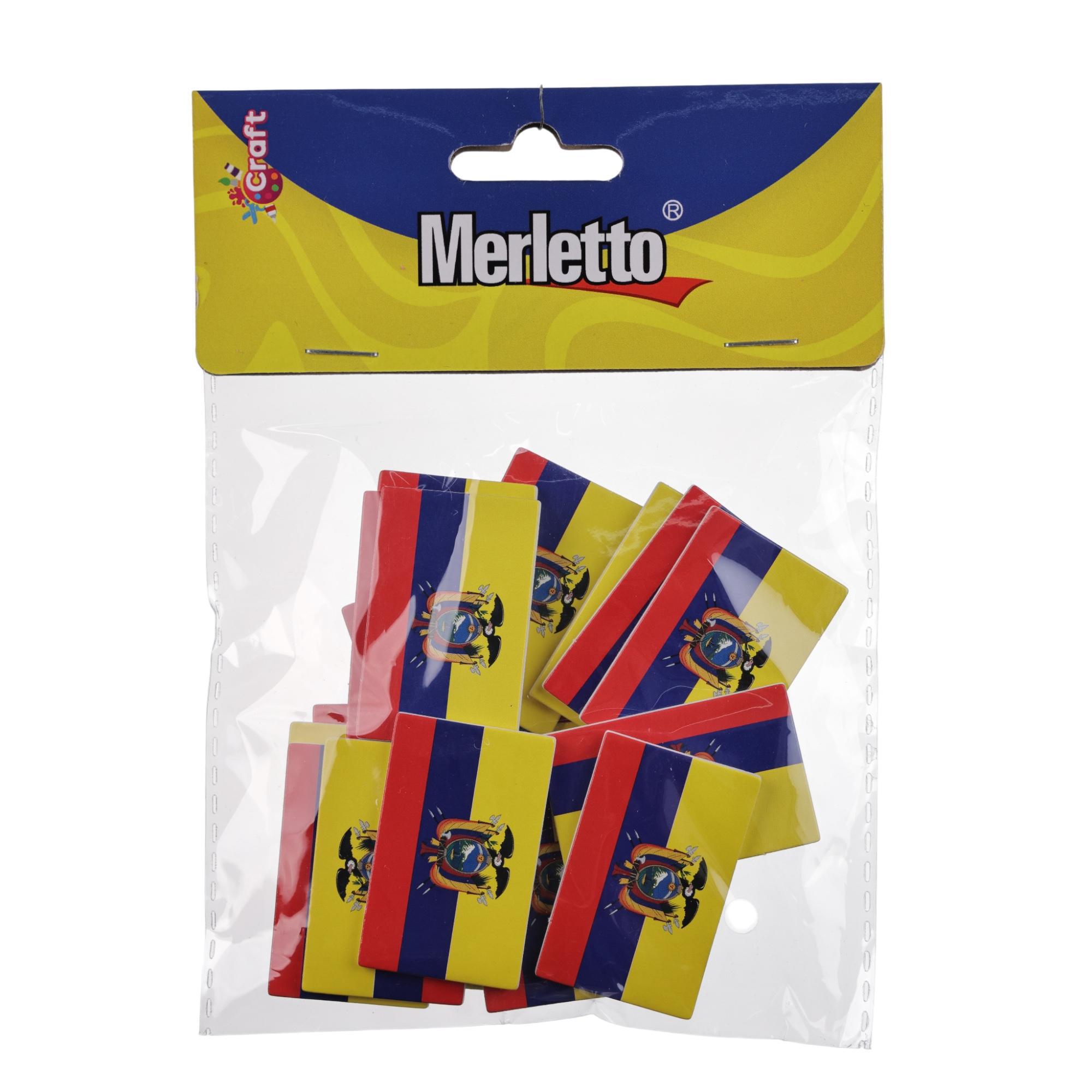STICKER DE FOMI 20PZAS (BANDERA DE ECUADOR) - 785-8944444