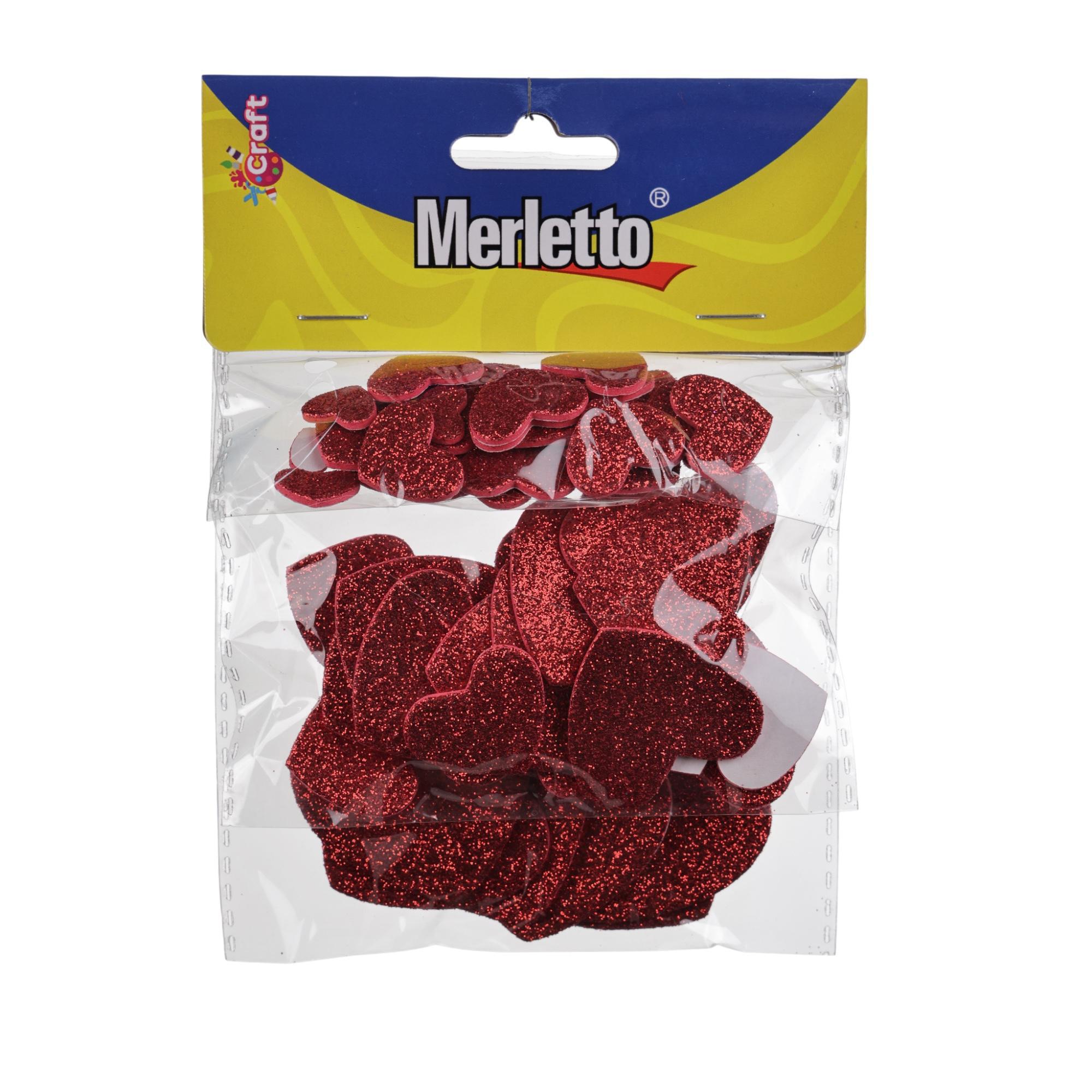 STICKERS GLITTER DE FOMI 60PZAS 3 PACKS (CORAZON) - 785-8944465