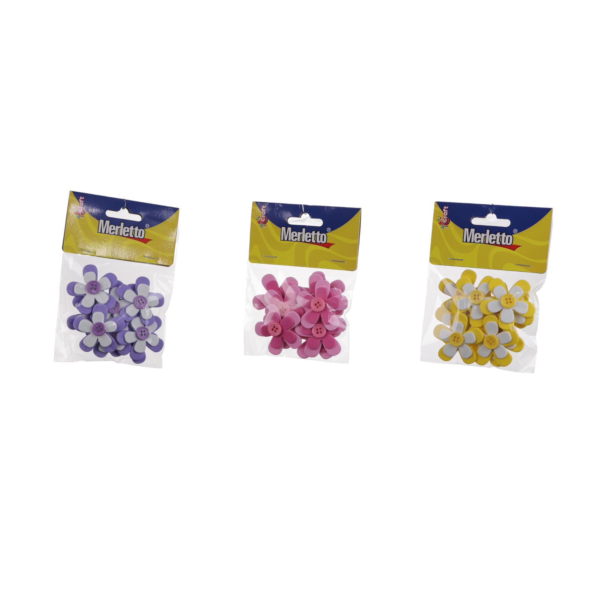 FORMAS DE FOMI 10PZAS (FLORES) - 785-8944468