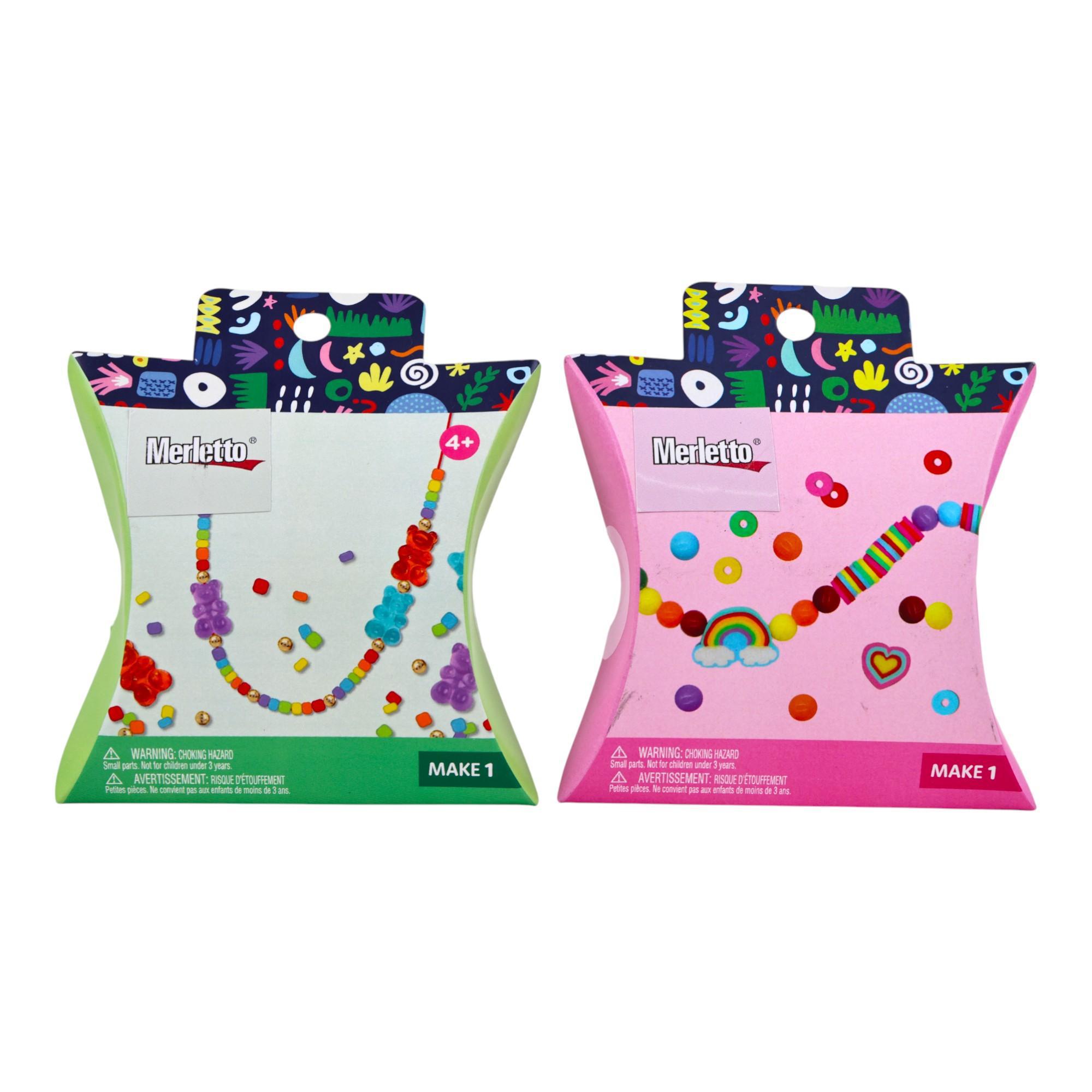 108PCSCTN BRACELET AND NECKLACE BEAD KIT IN COLOR BOX PACKIN - 785-9074493