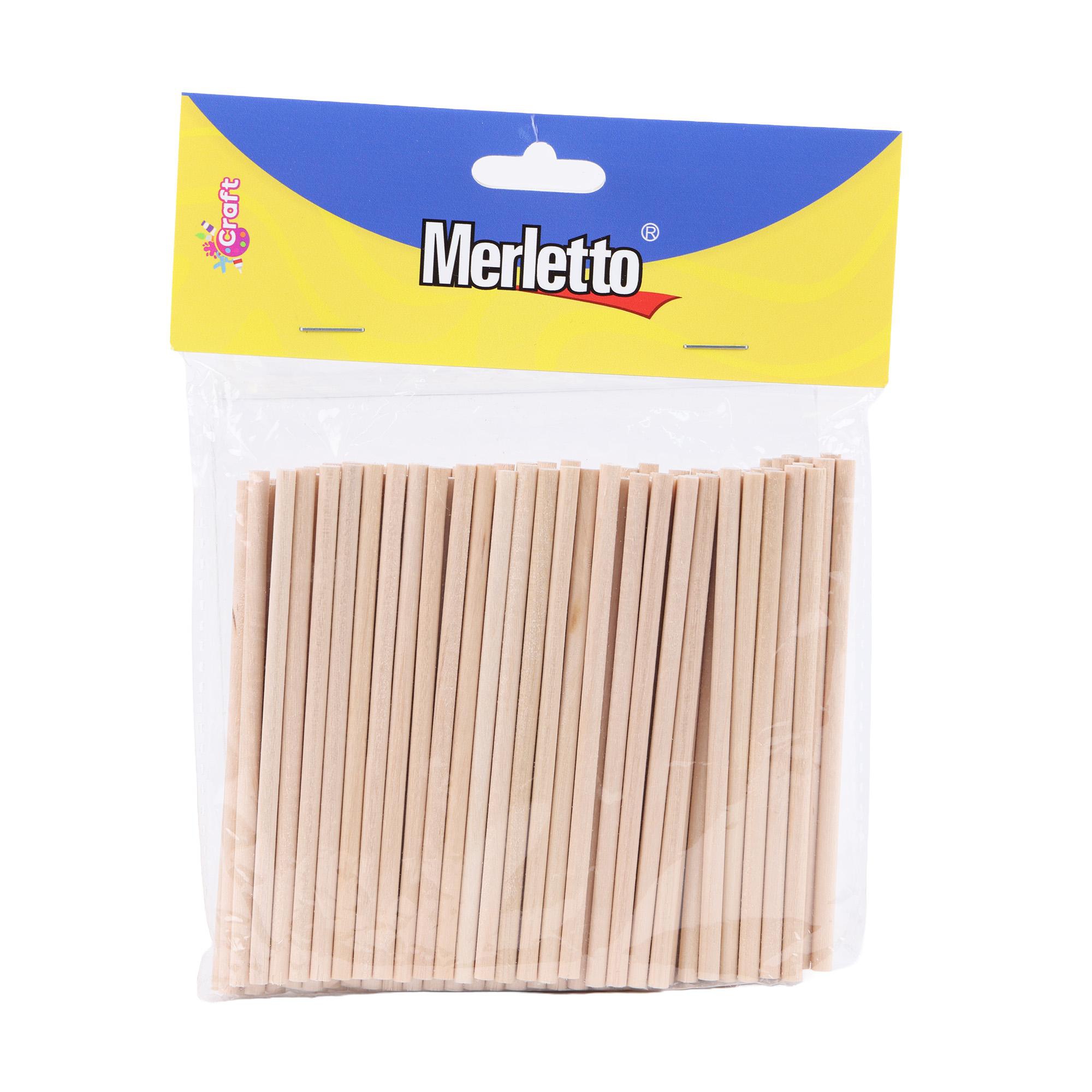 96BAGSCTN 120PCS WOOD DOWELS IN OPP BAG WITH HEADER CARD PAC - 785-9164605