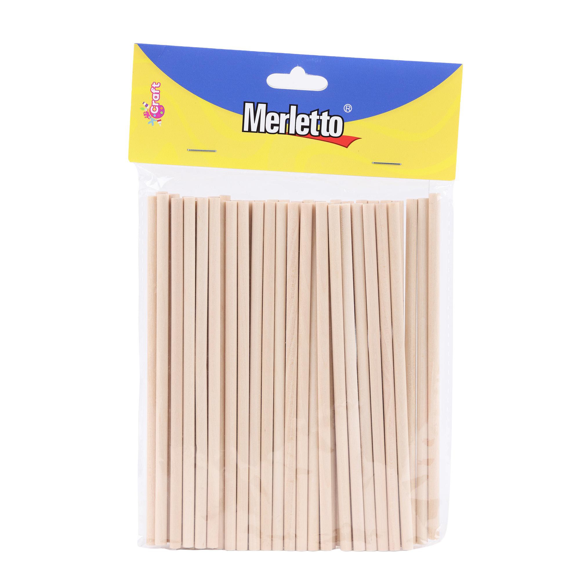 96BAGSCTN 50PCS WOOD DOWELS INOPP BAG WITH HEADER CARD PACK - 785-9164607