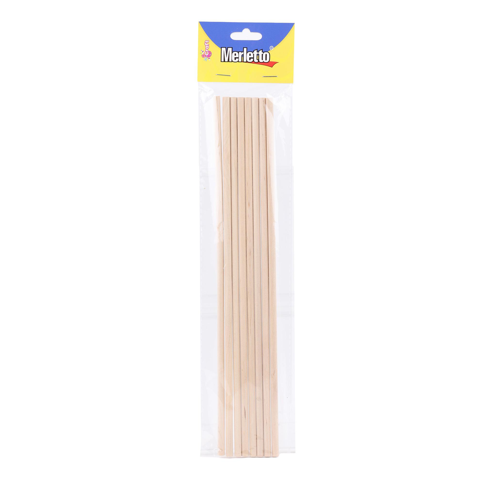 72BAGSCTN 8PCS WOOD DOWELS INOPP BAG WITH HAEDER CARD PACKI - 785-9164610