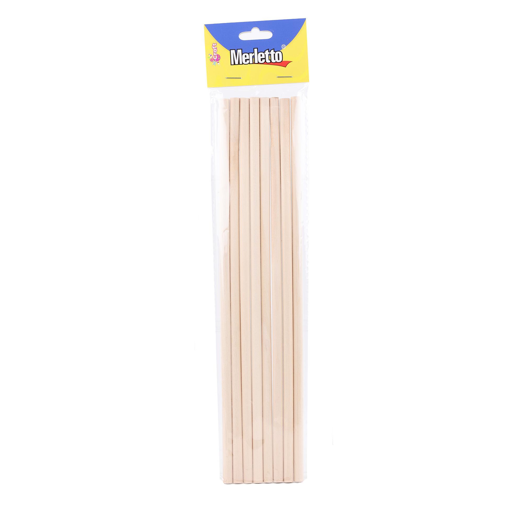 72BAGSCTN 8PCS WOOD DOWELS INOPP BAG WITH HAEDER CARD PACKI - 785-9164611