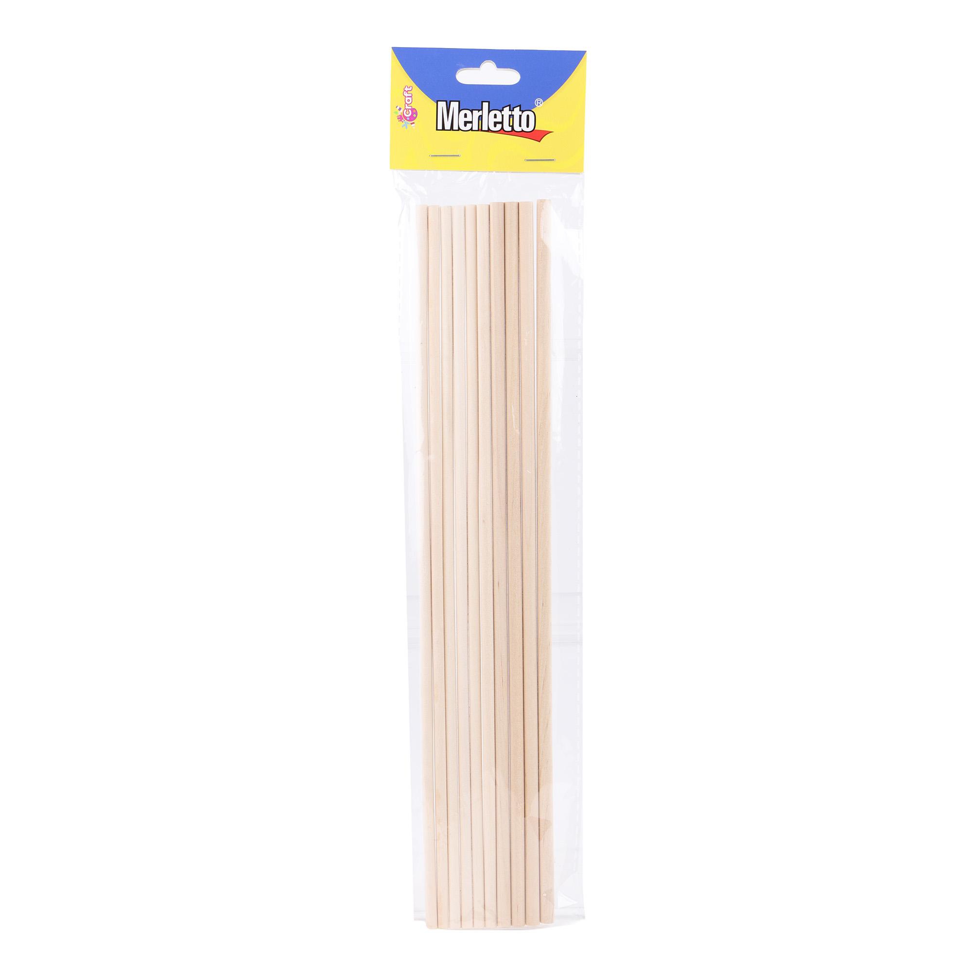 72BAGSCTN 10PCS WOOD DOWELS INOPP BAG WITH HEADER CARD PACK - 785-9164612