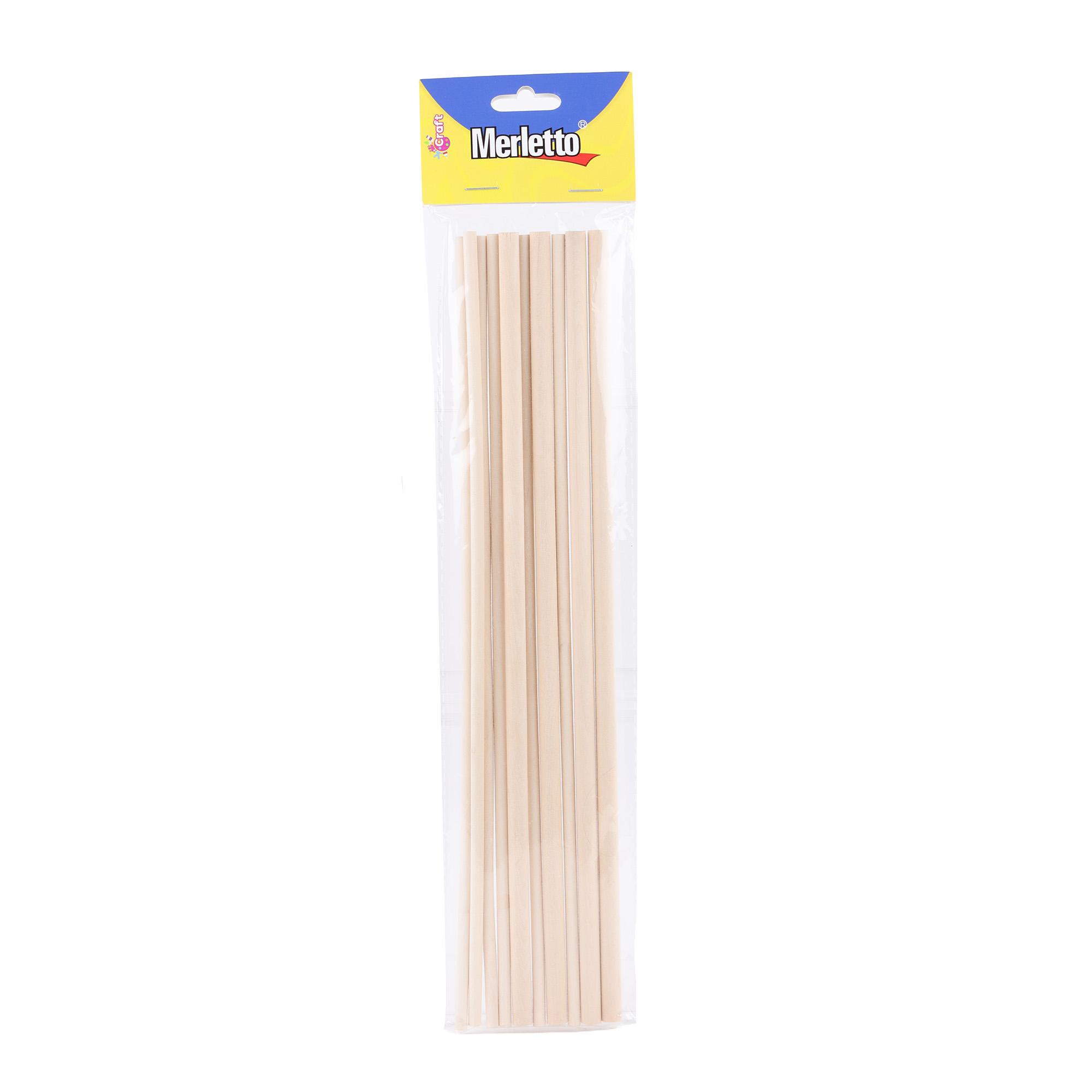 72BAGSCTN 10PCS WOOD DOWELS INOPP BAG WITH HEADER CARD PACK - 785-9164613