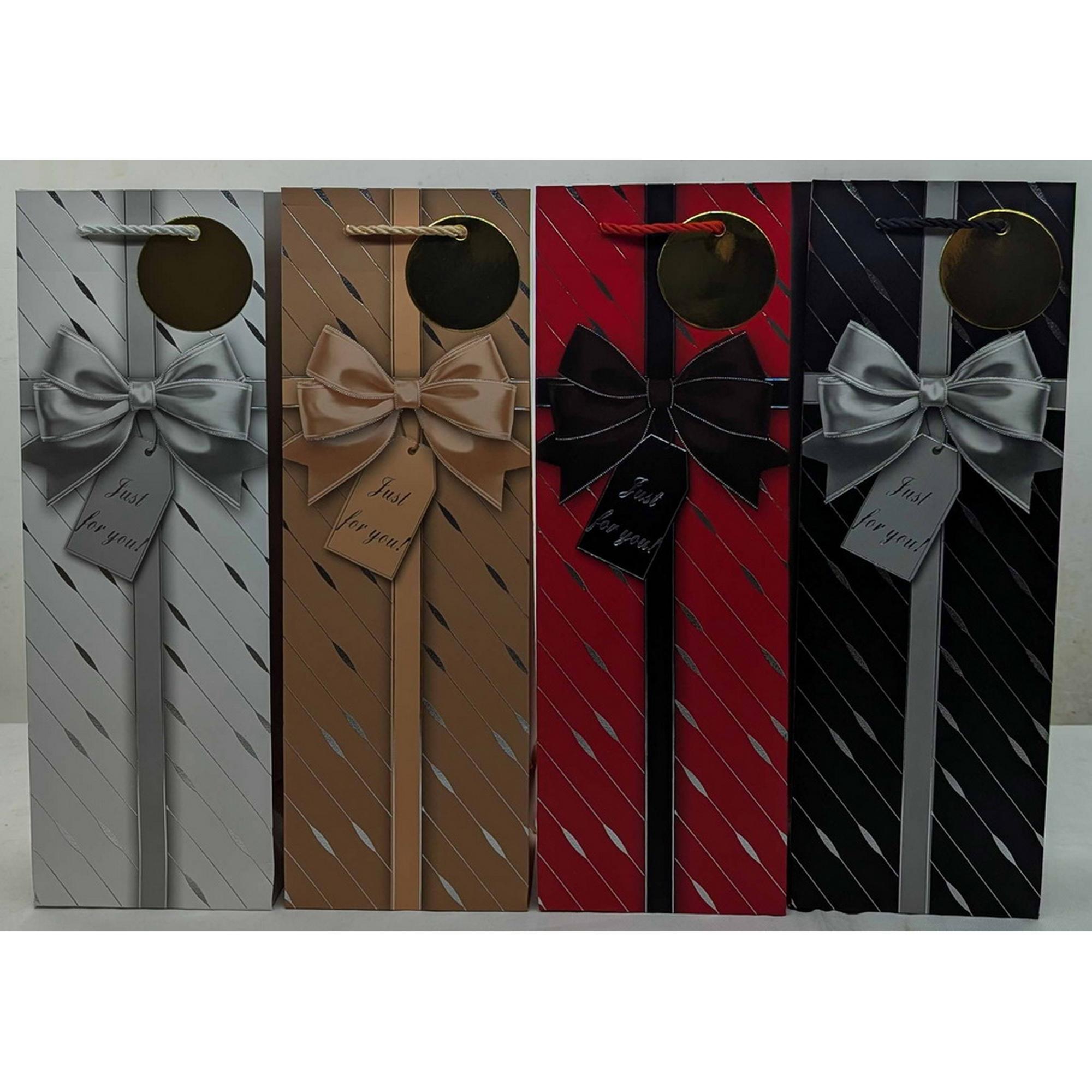 BOLSA DE REGALO / VINO 12*35*9CM - 786-8532454