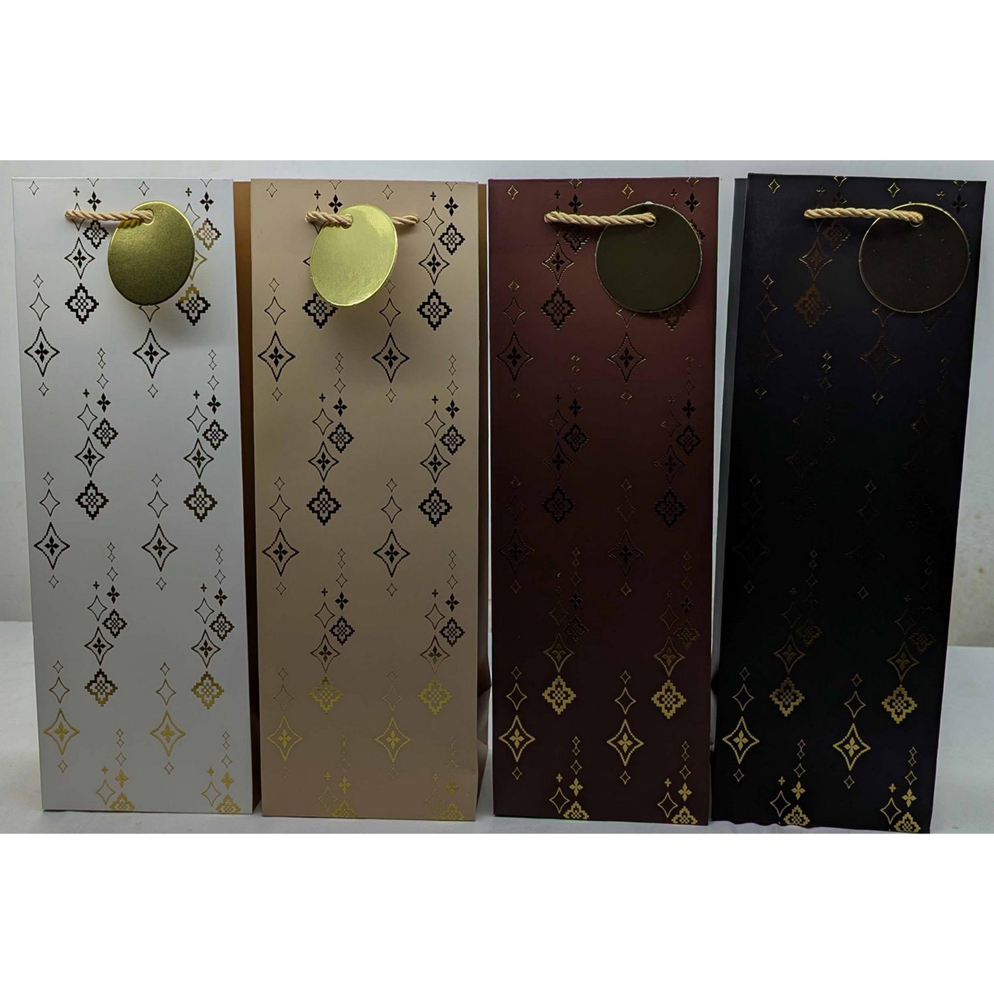 SACO DE PRESENTE/VINHO 12* 35* 9CM - 786-8532456