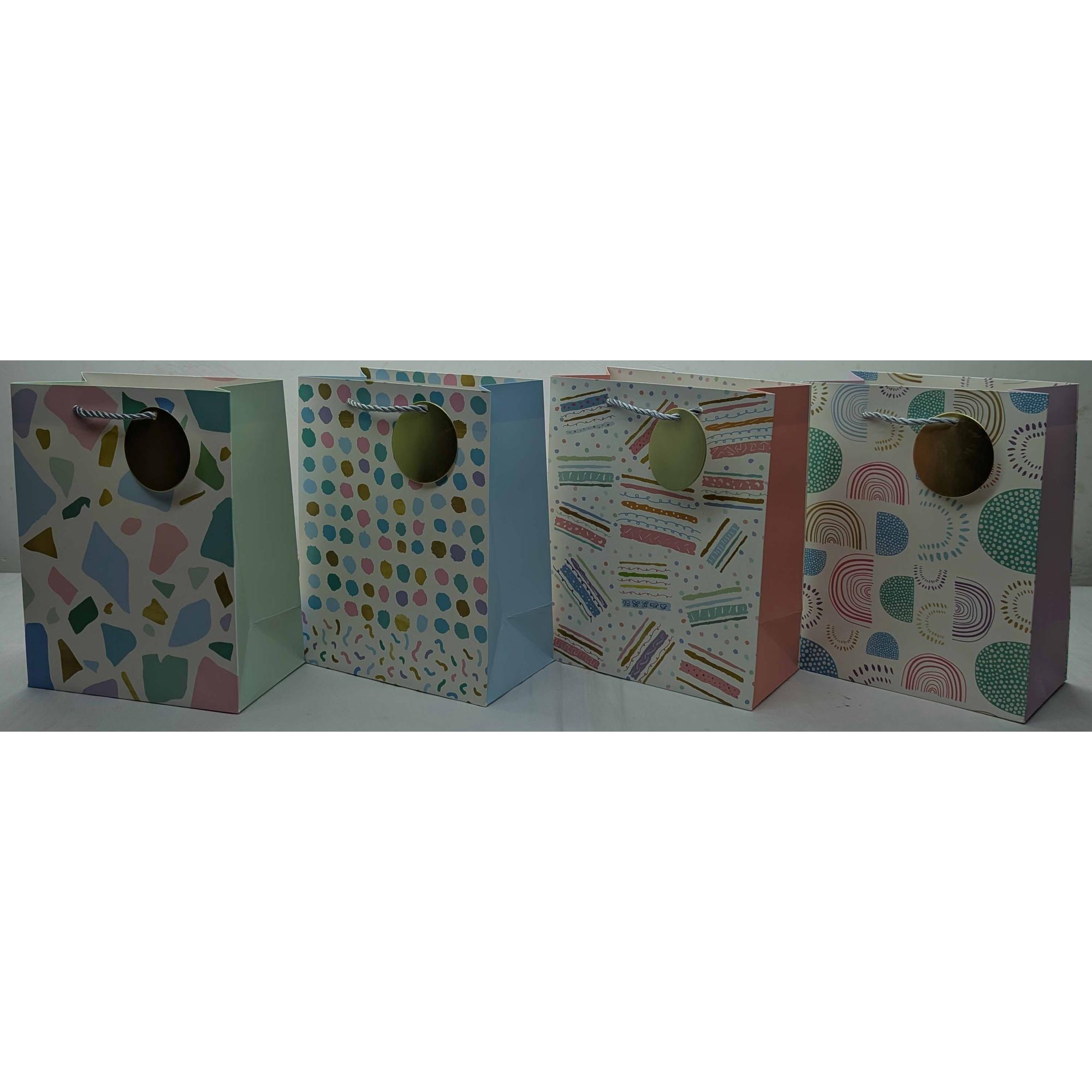 360PCSCTN PAPER BAG MERLETTO GOLD HANG TAG 210G WHITE CARD P - 786-8892293